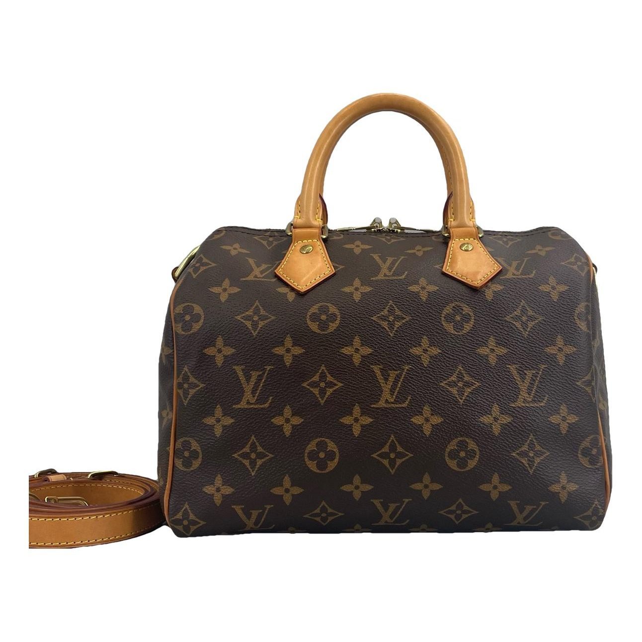 Speedy leather handbag