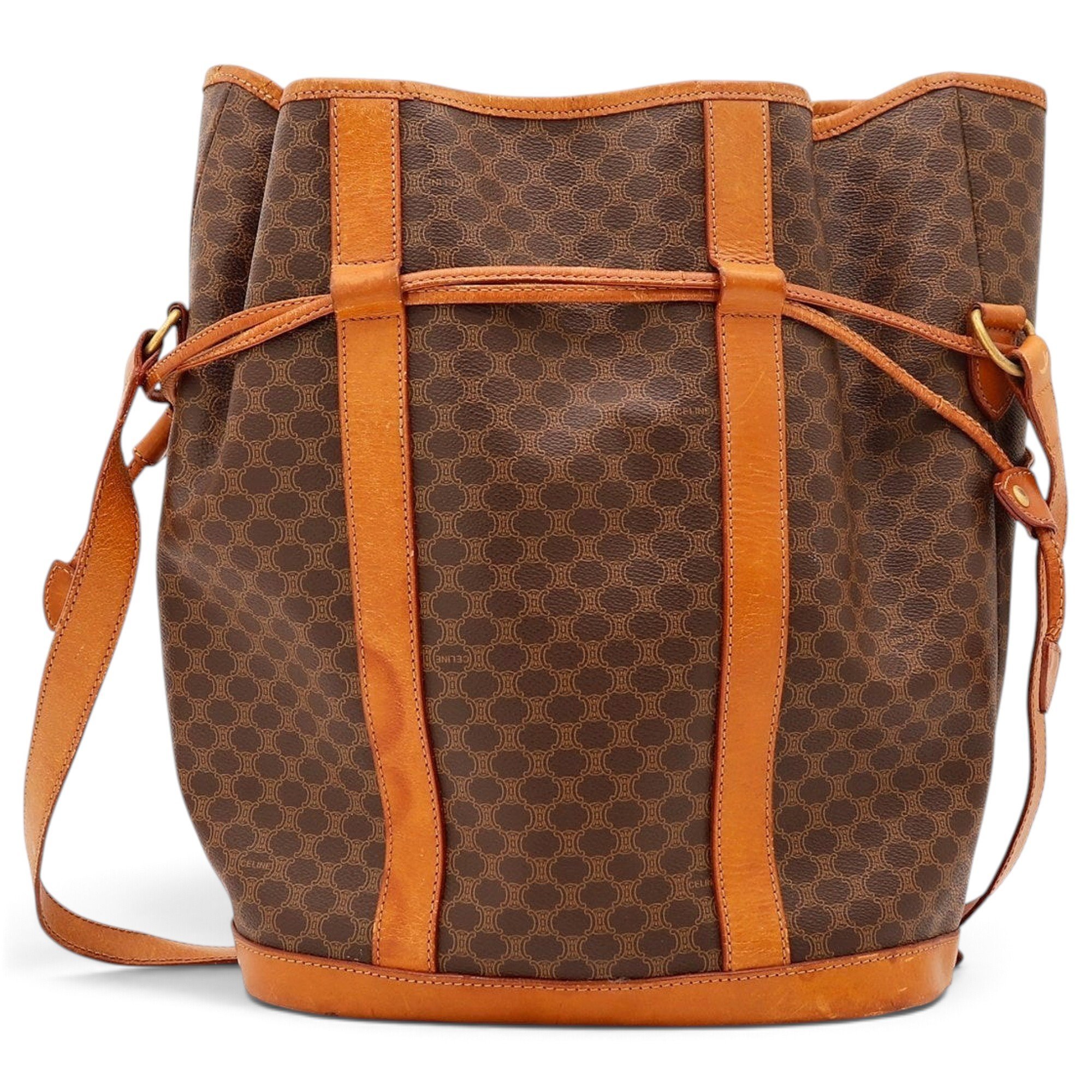Triomphe leather handbag