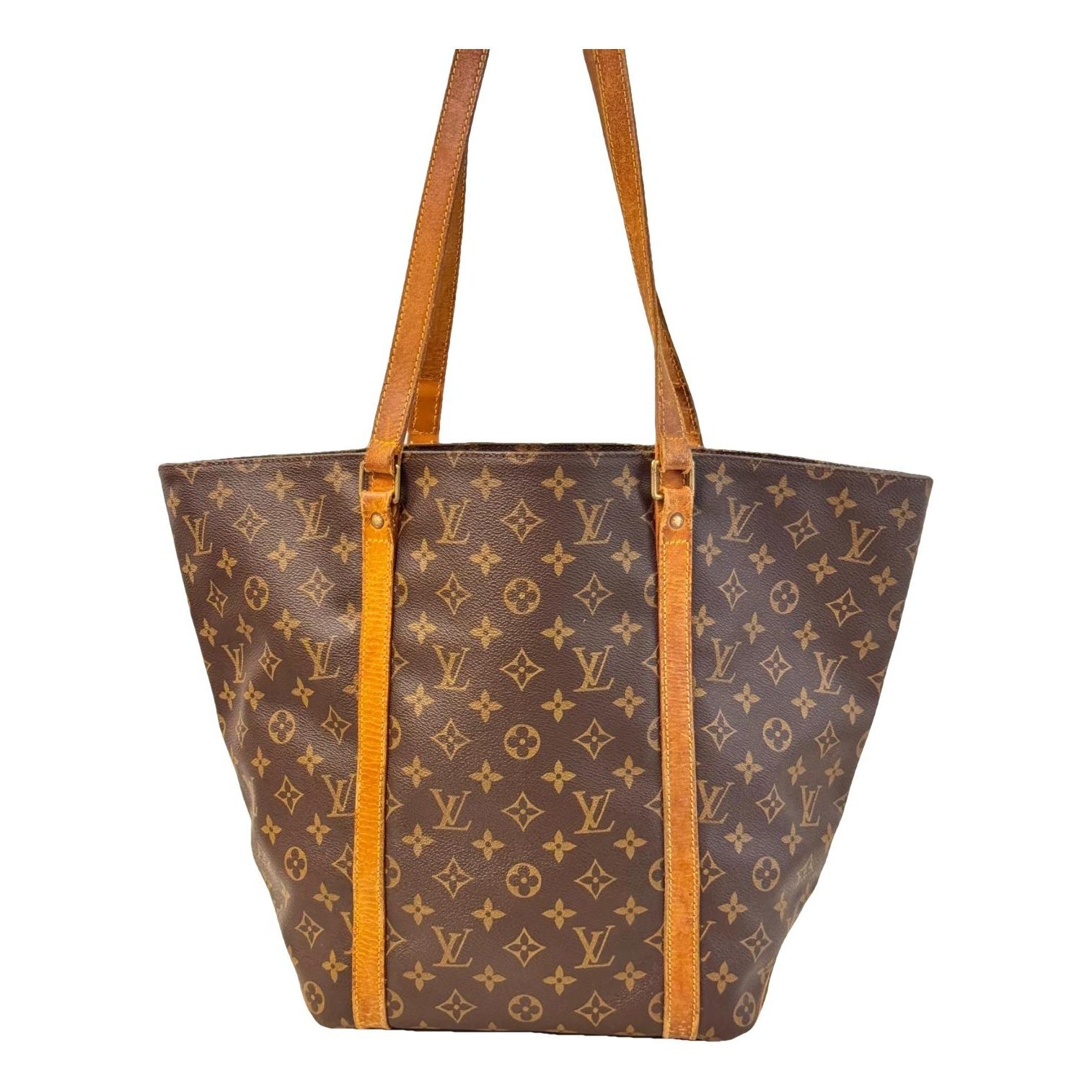 Shopping leather tote