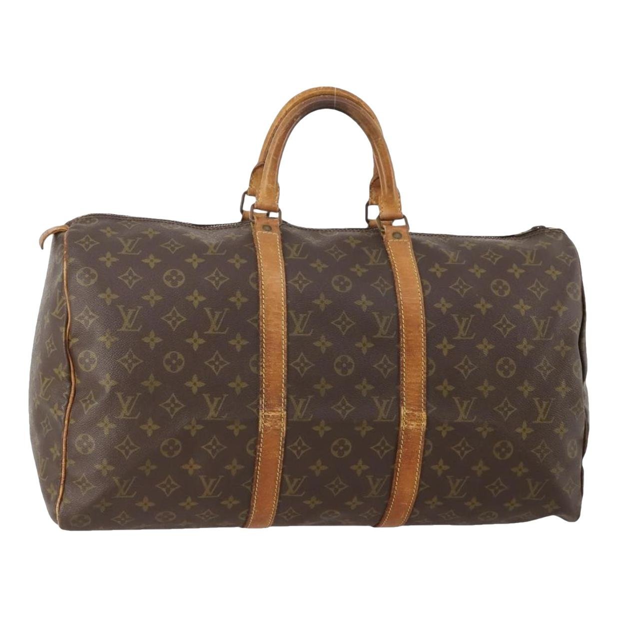 Keepall leather 48h bag