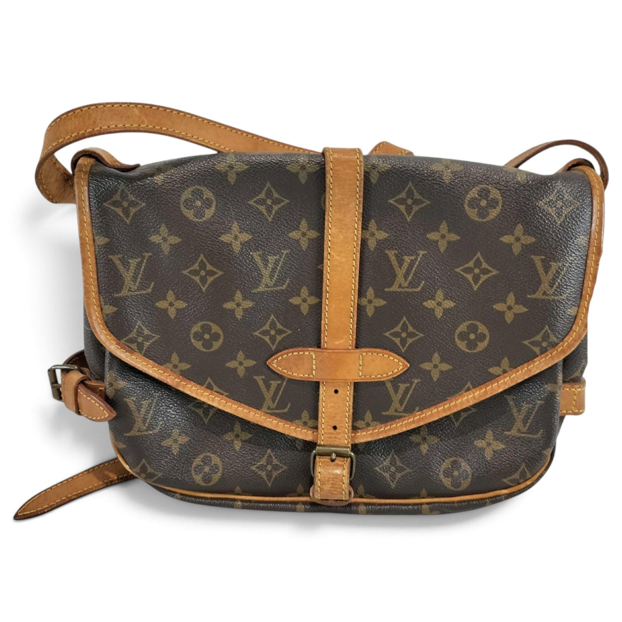 Saumur leather crossbody bag