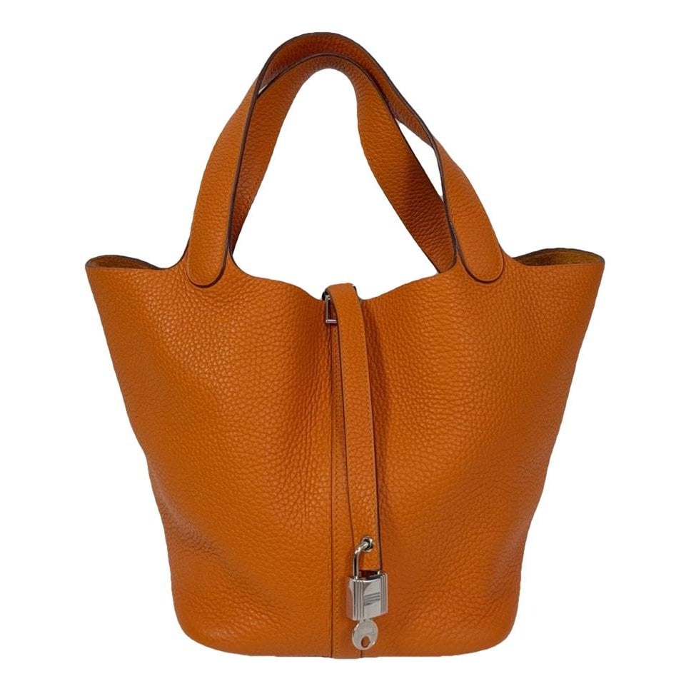 Picotin leather handbag