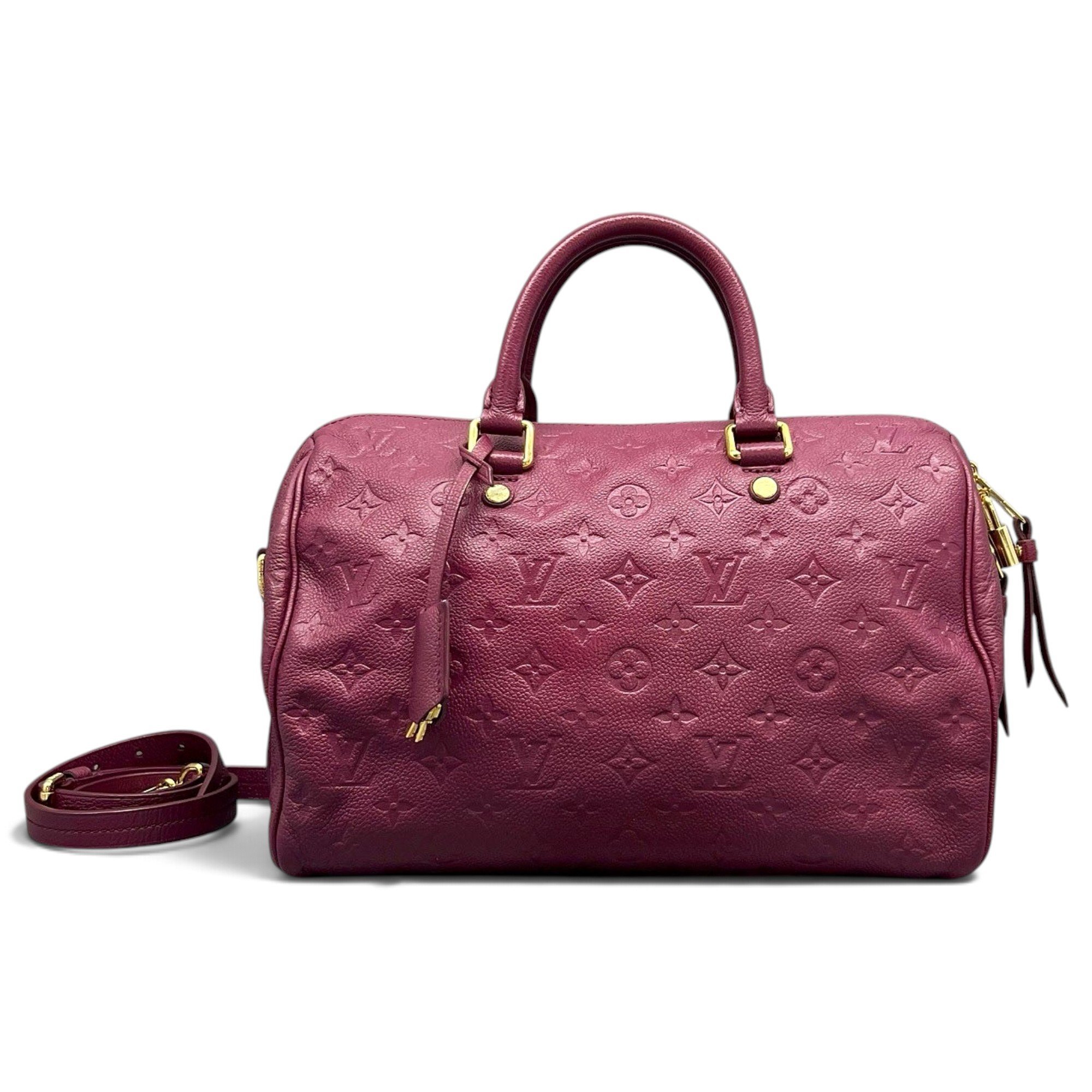 Speedy leather handbag
