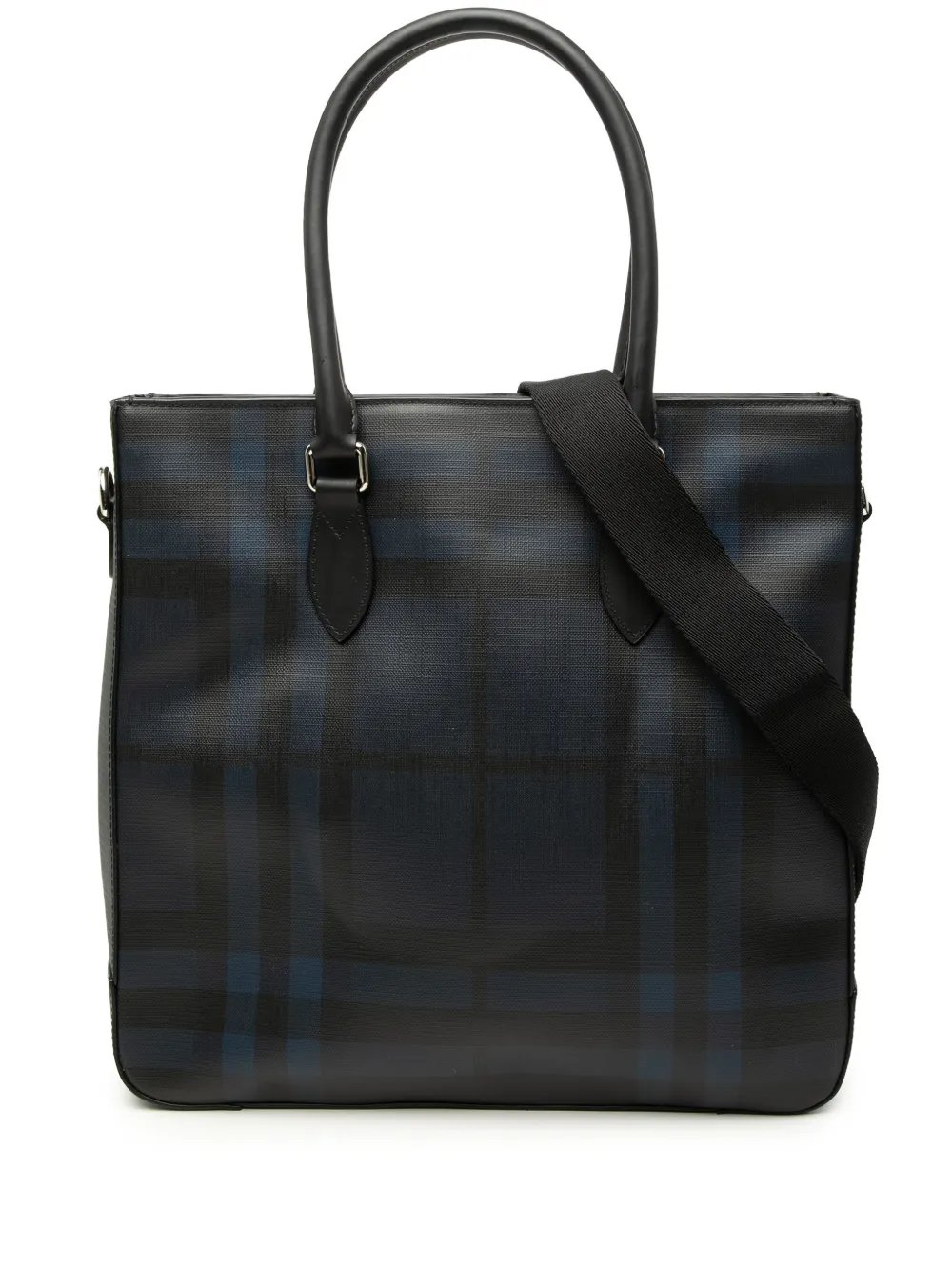 2000-2017 London Check Coated Canvas Kenneth satchel