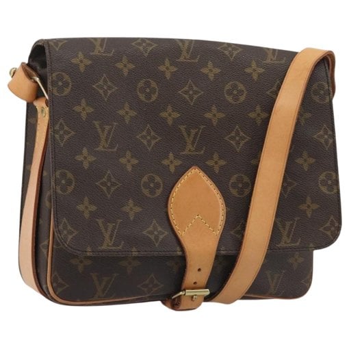 Cartouchière cloth handbag
