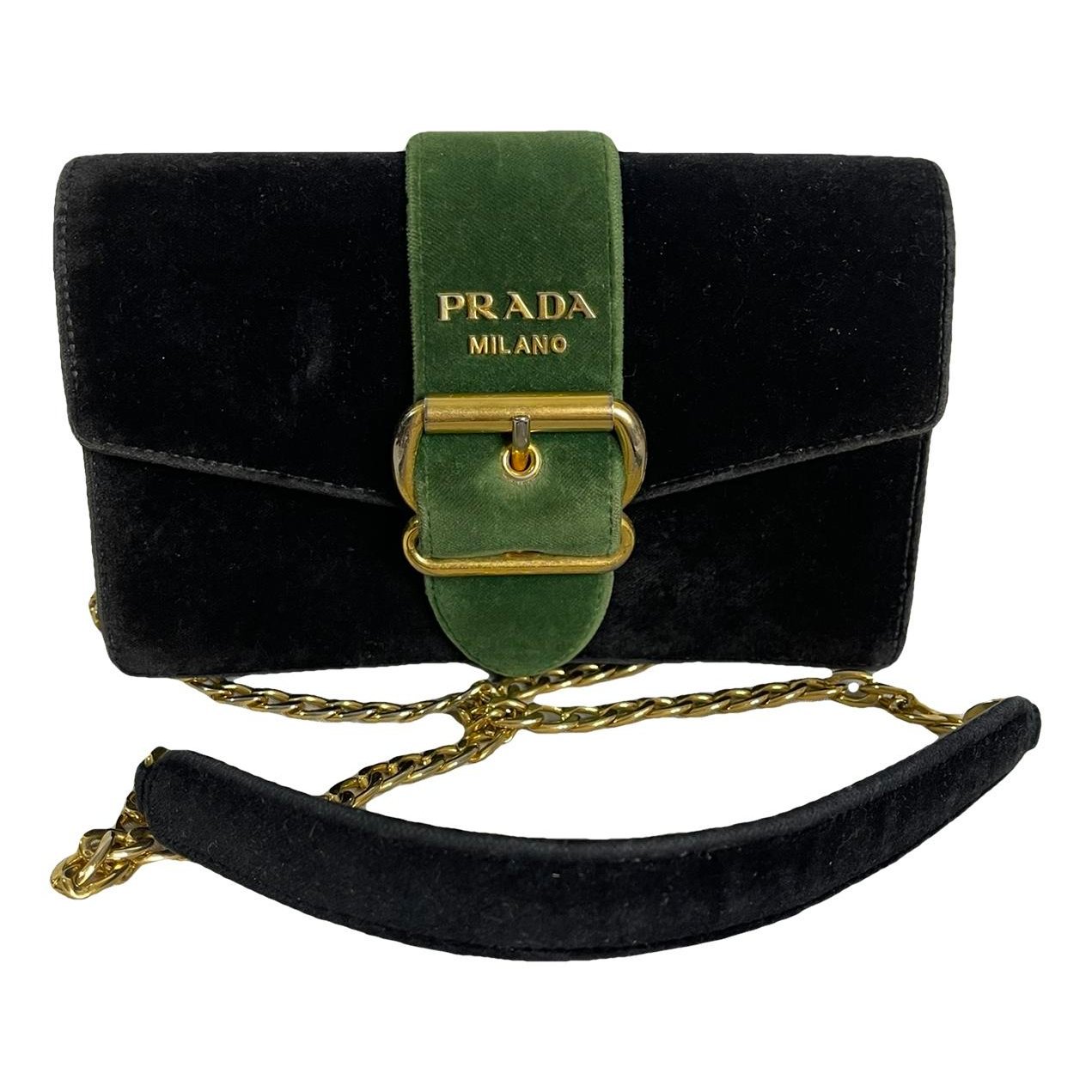 Cahier velvet crossbody bag