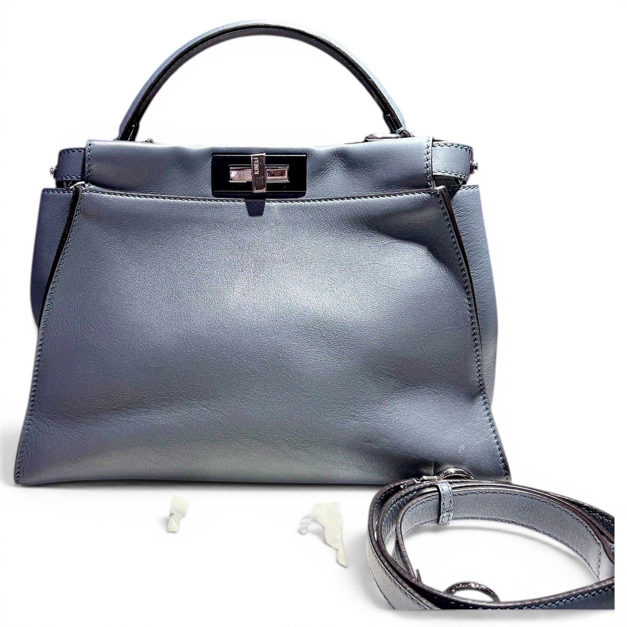 Peekaboo leather handbag