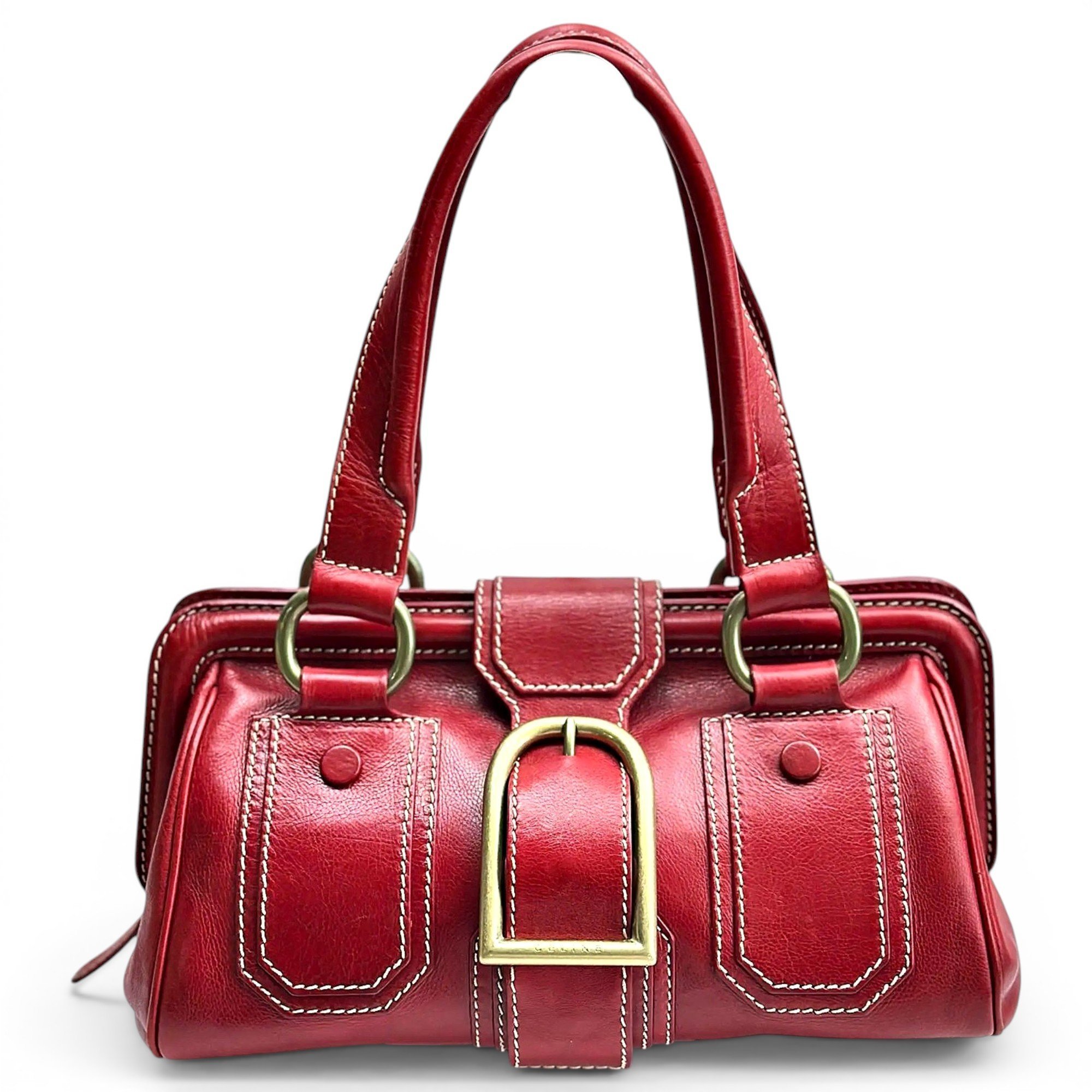 Leather handbag