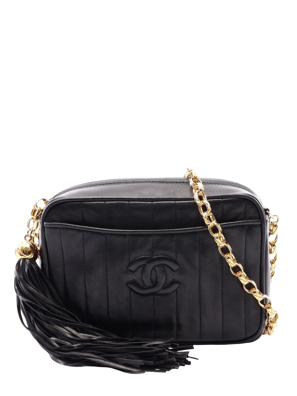 1991-1994 Quilted Lambskin Mademoiselle Tassel Camera Bag crossbody bag