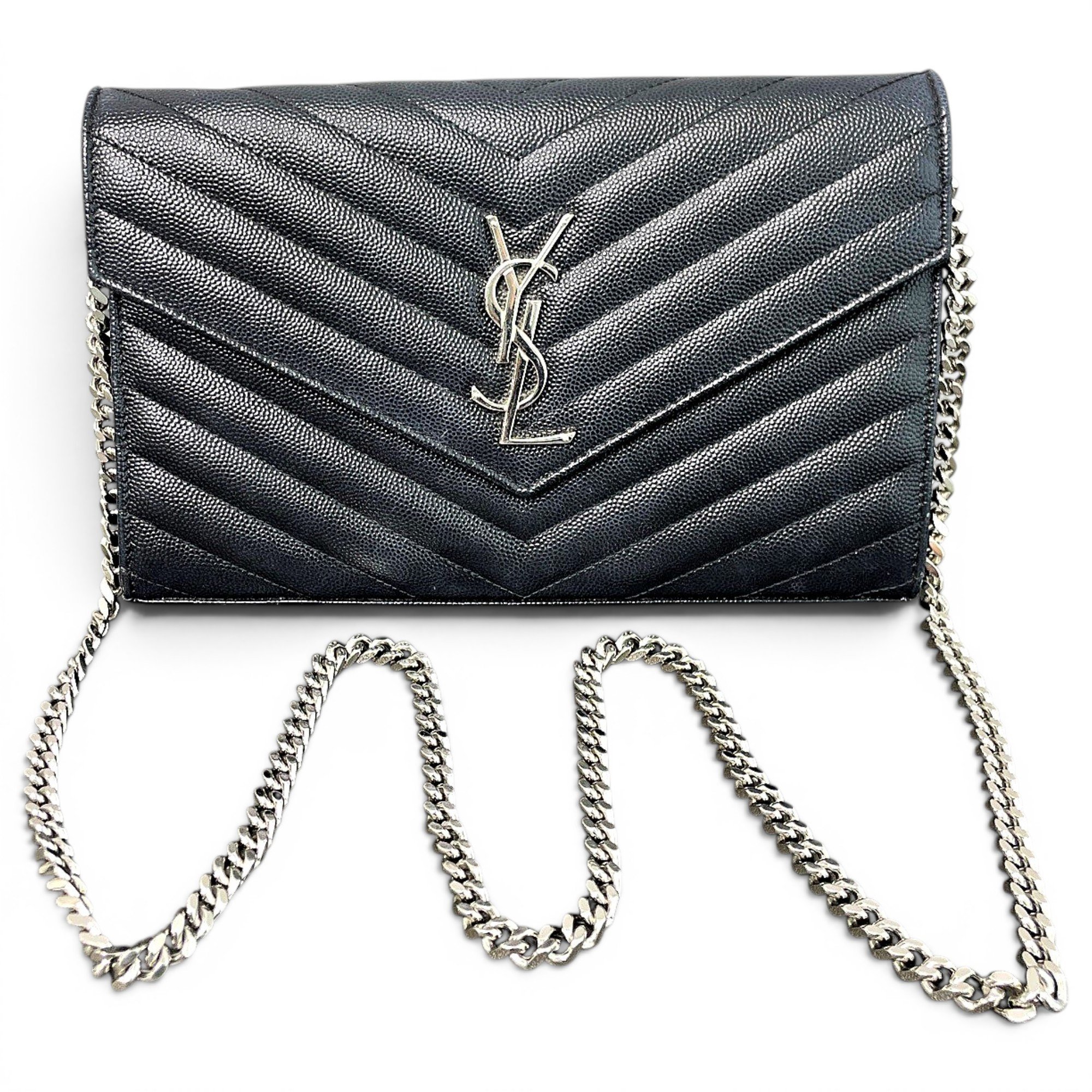 Portefeuille enveloppe leather handbag