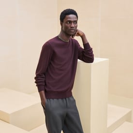 Cashmere "Doubles cotes H" crewneck sweater