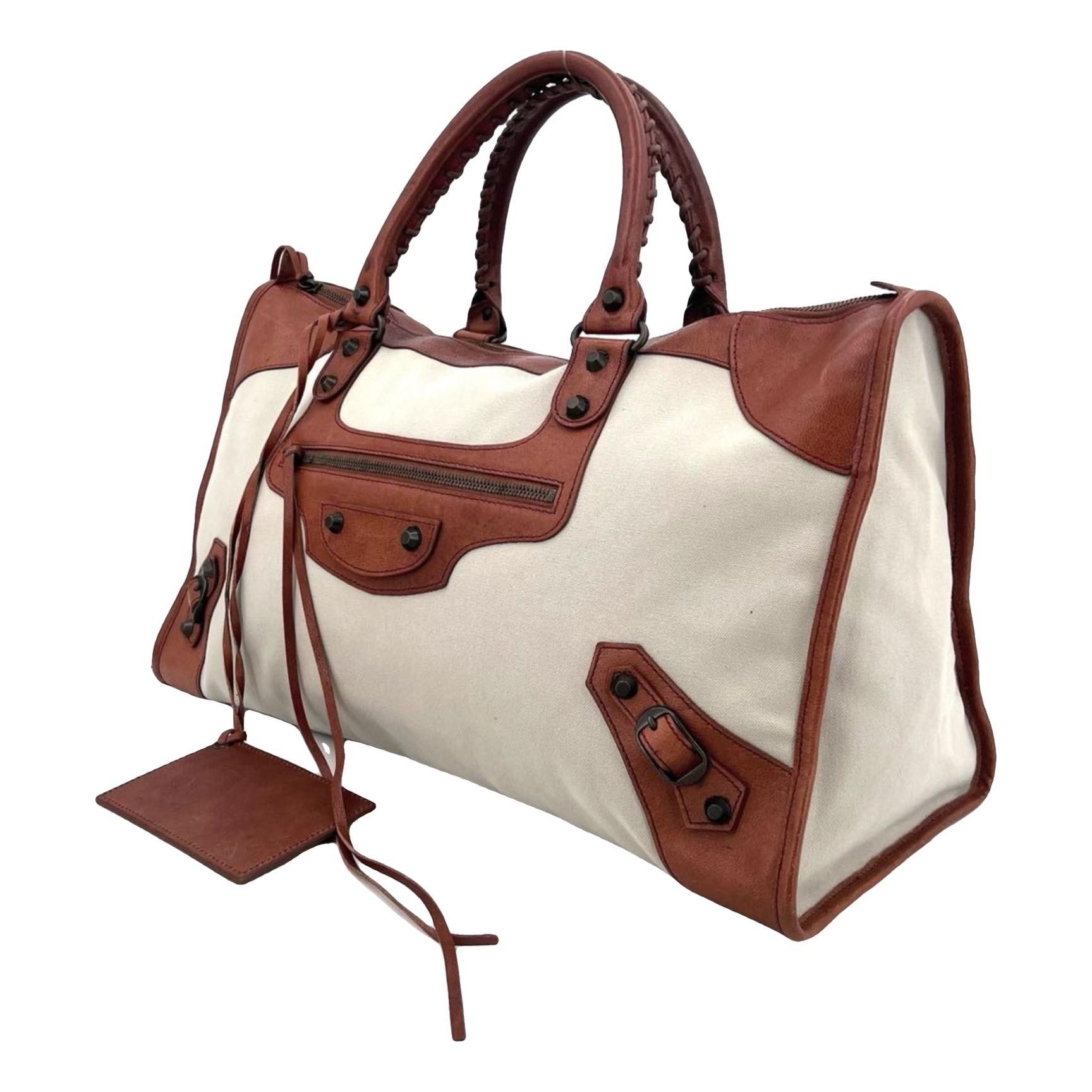 Classic Metalic leather handbag