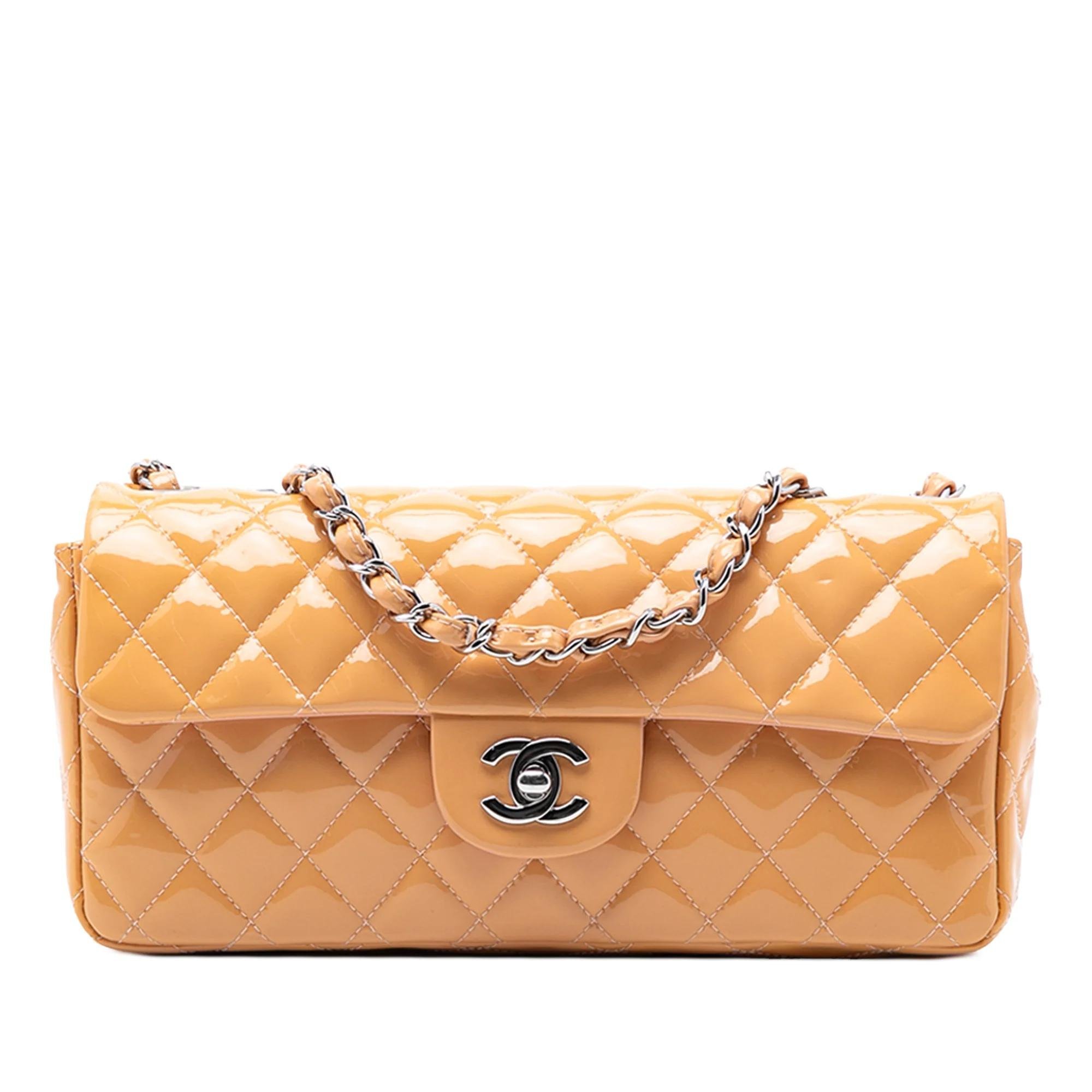 Patent leather handbag
