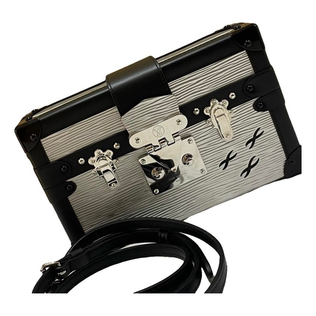 Petite Malle leather handbag
