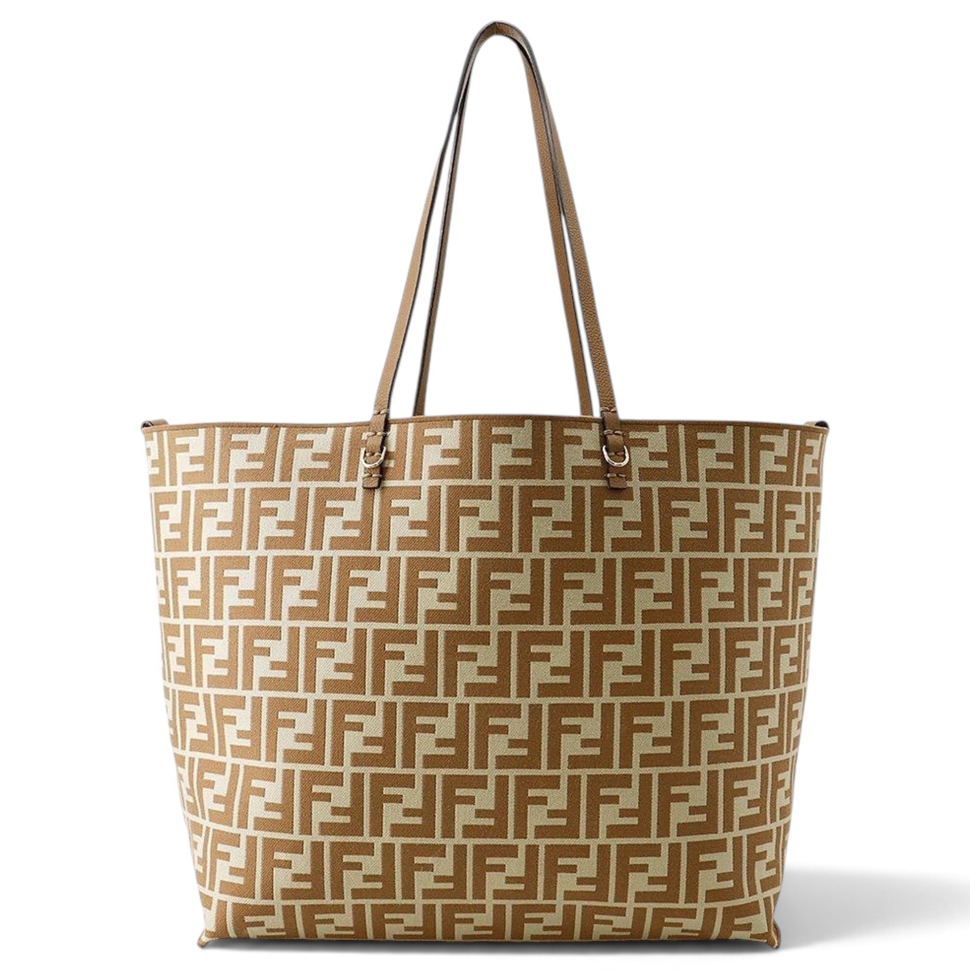 FF leather tote
