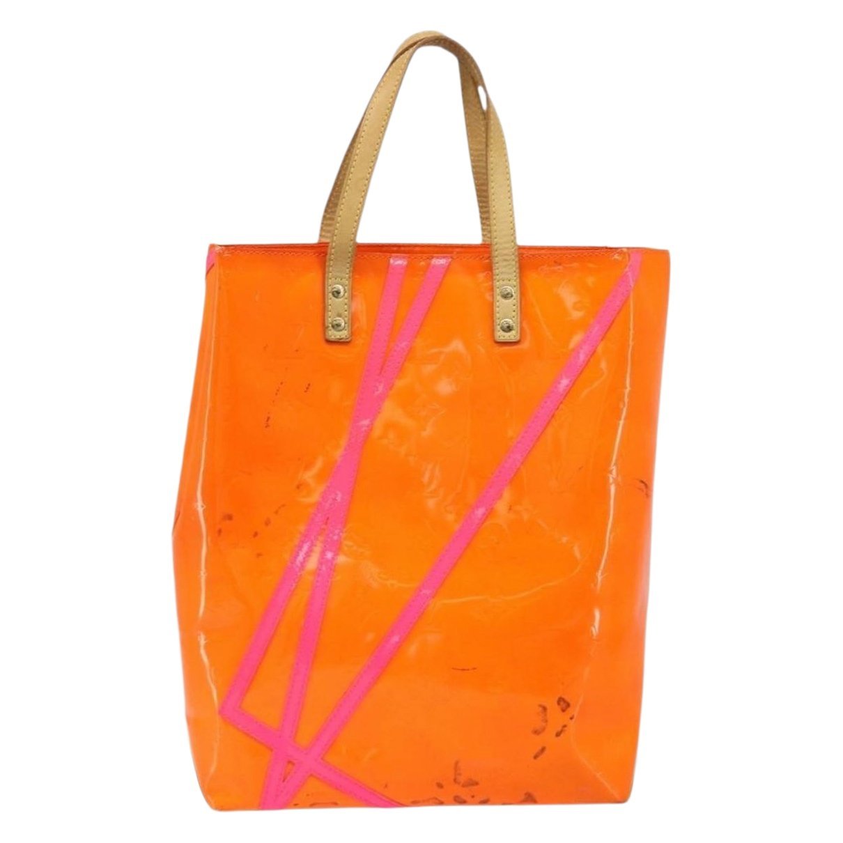 Reade patent leather tote