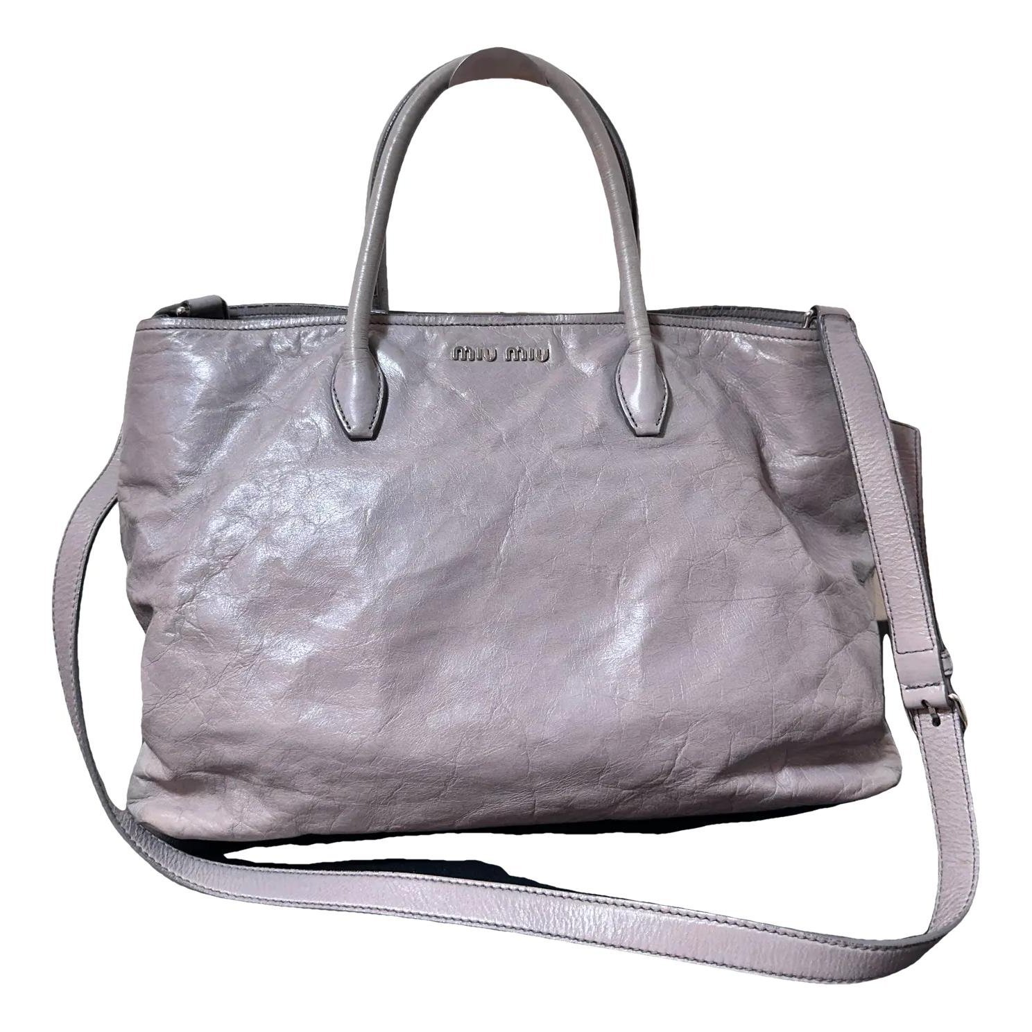Miu Miu Leather tote