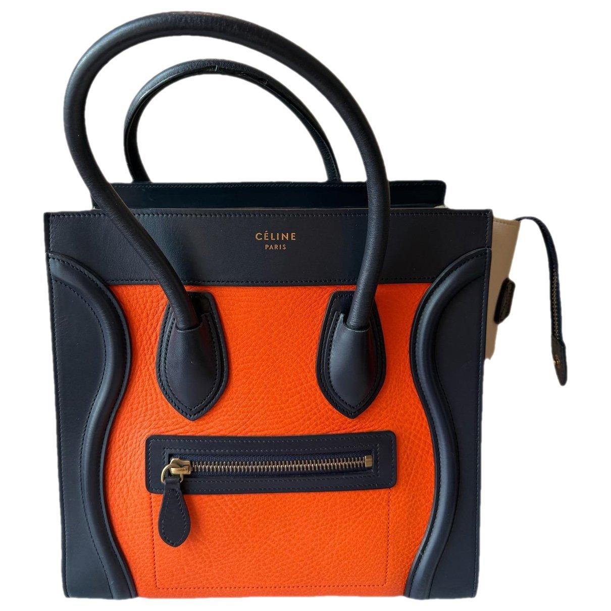 Luggage leather handbag