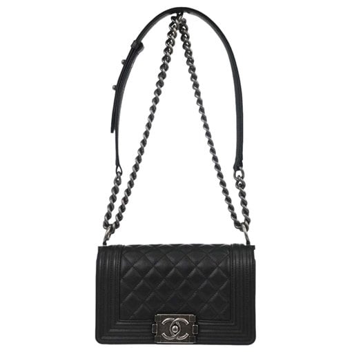 Boy pony-style calfskin handbag