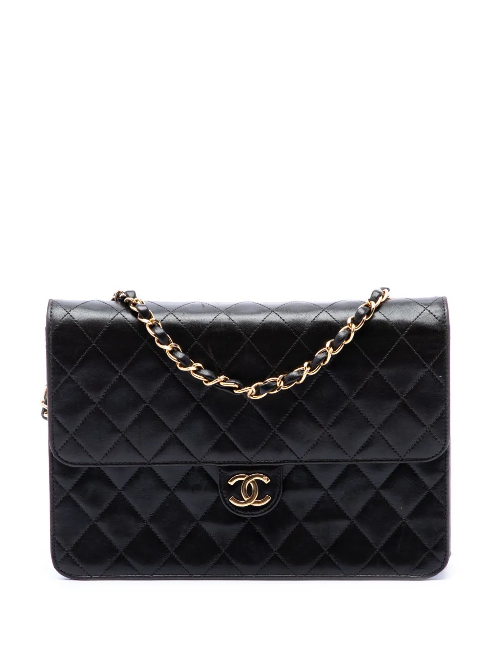 1997-1999 Medium CC Quilted Lambskin Single Flap shoulder bag