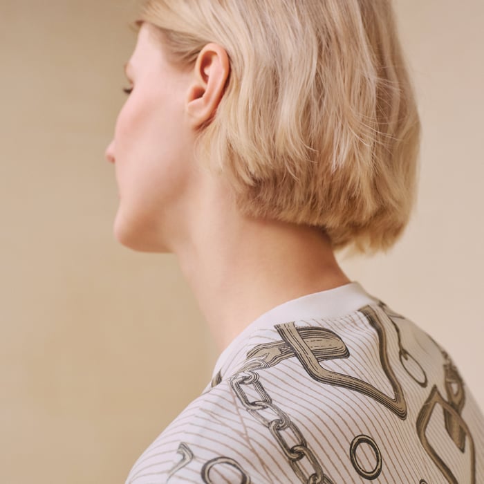 Blanc Naturel "Effet Kaleidoscope" Maxi Dress
