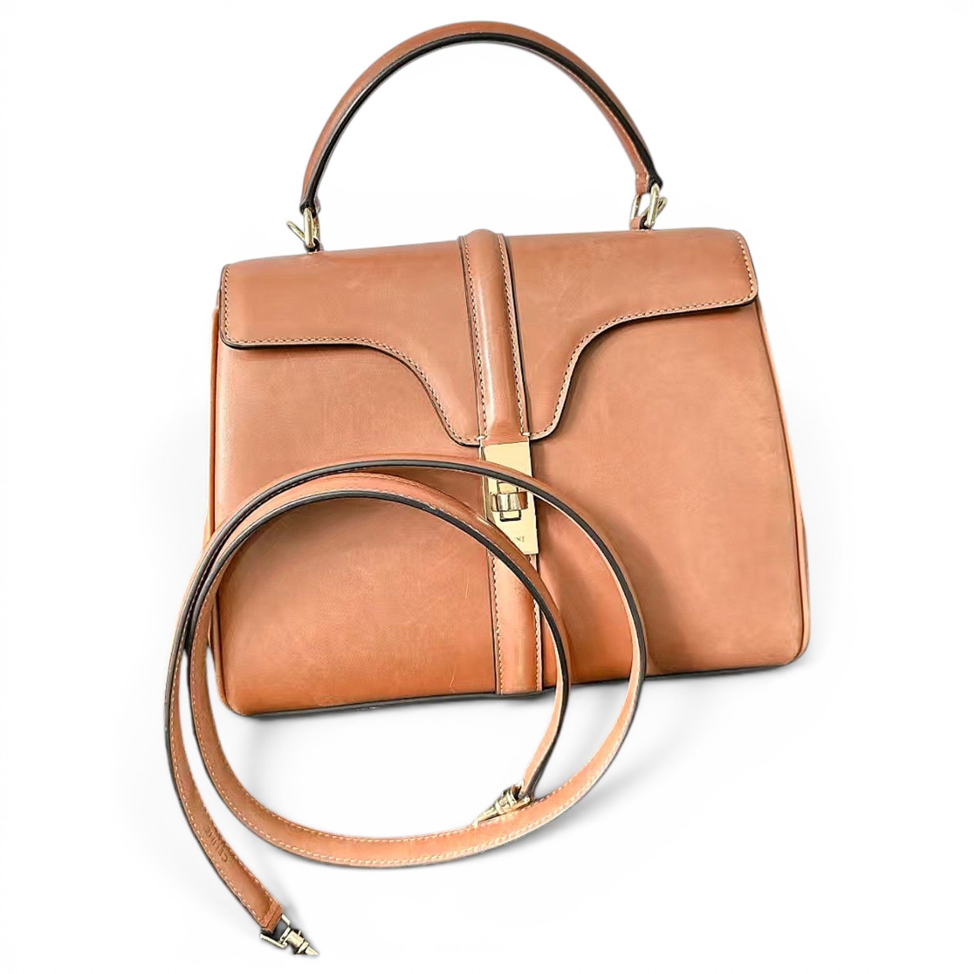 Sac 16 leather handbag