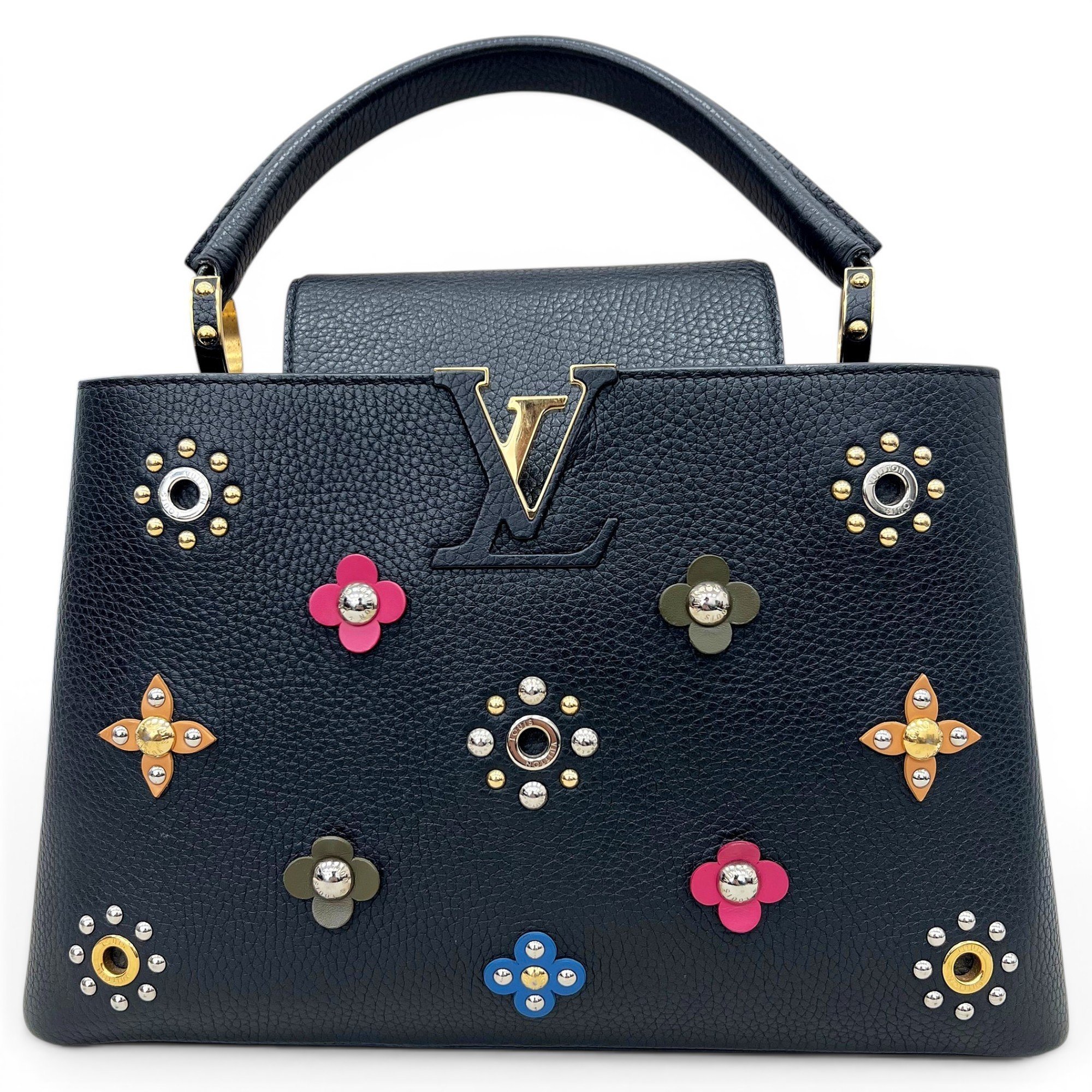 Capucines leather handbag