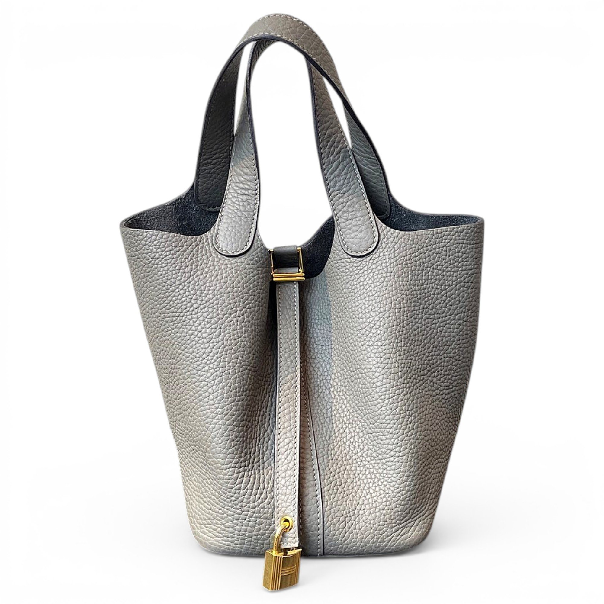 Picotin leather handbag