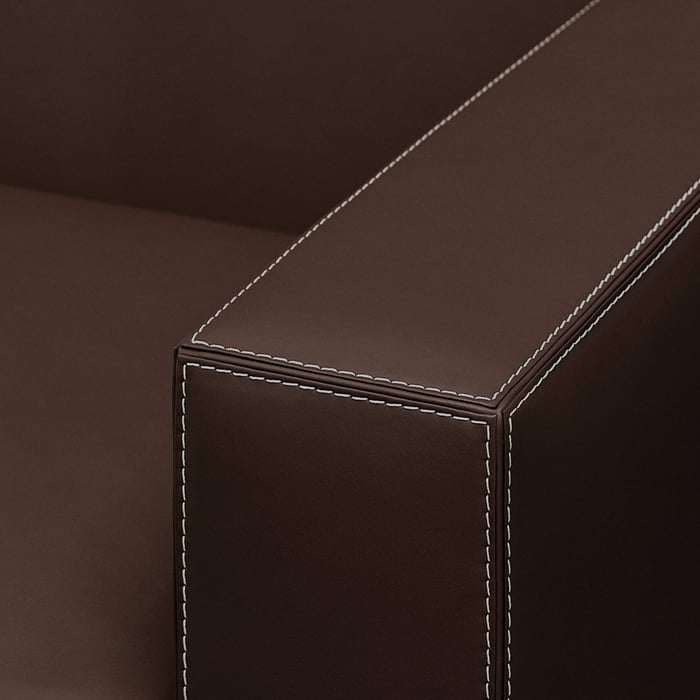 Chocolat Reeditions J.-m. Frank Par Hermès Comfortable 2-seater Sofa