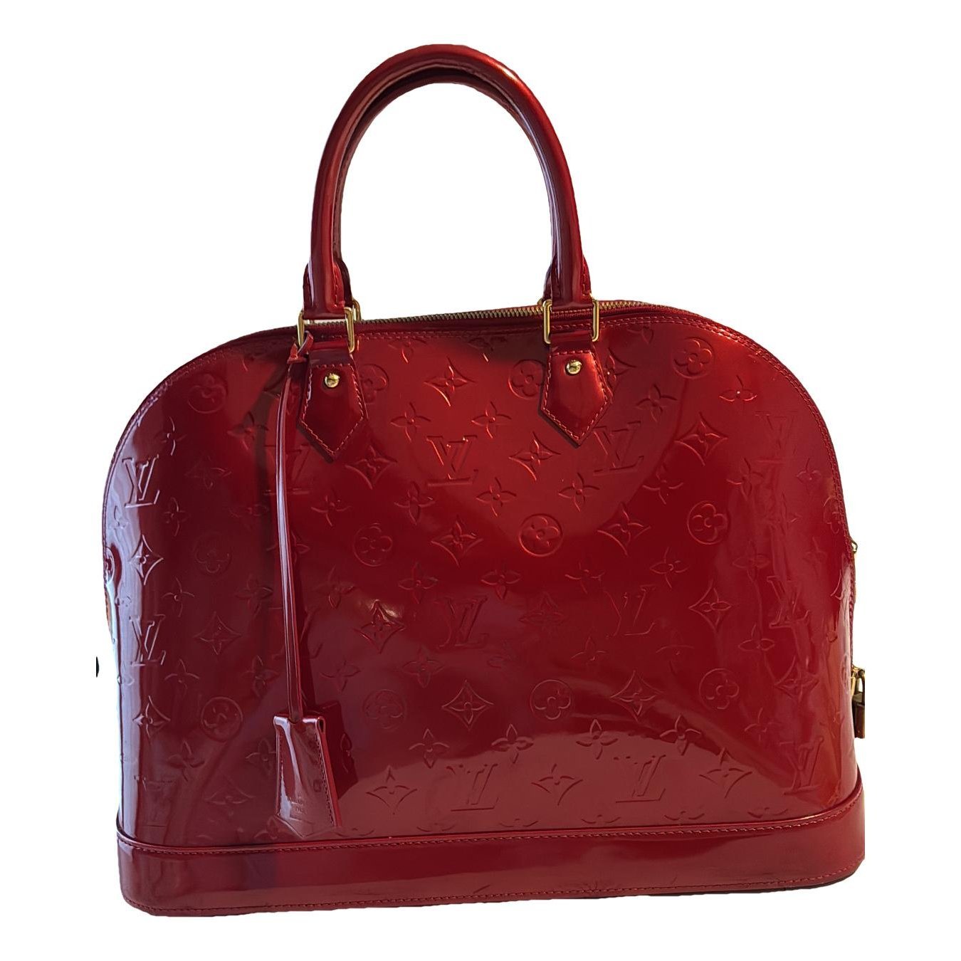 Alma patent leather handbag
