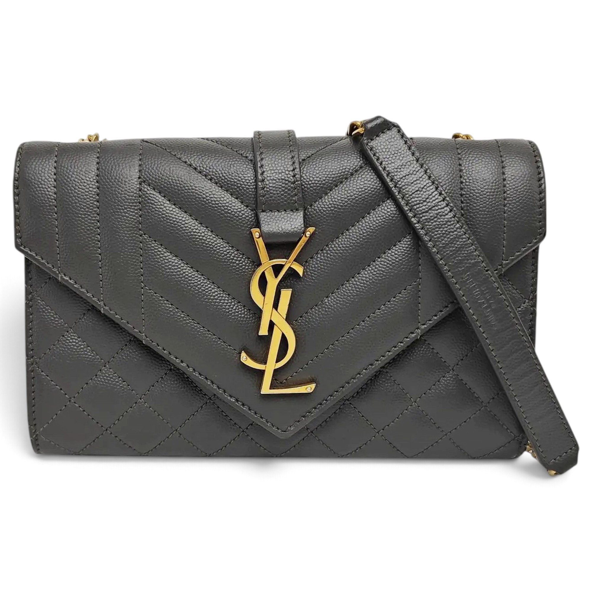 Envelope leather crossbody bag