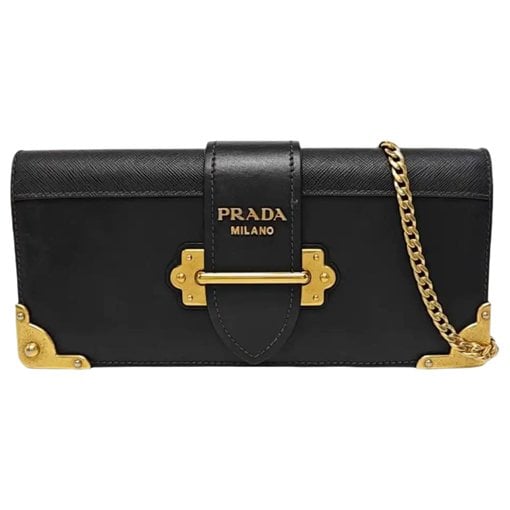 Prada Cahier leather handbag