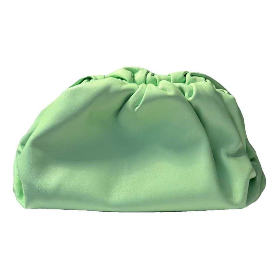 Pouch leather handbag