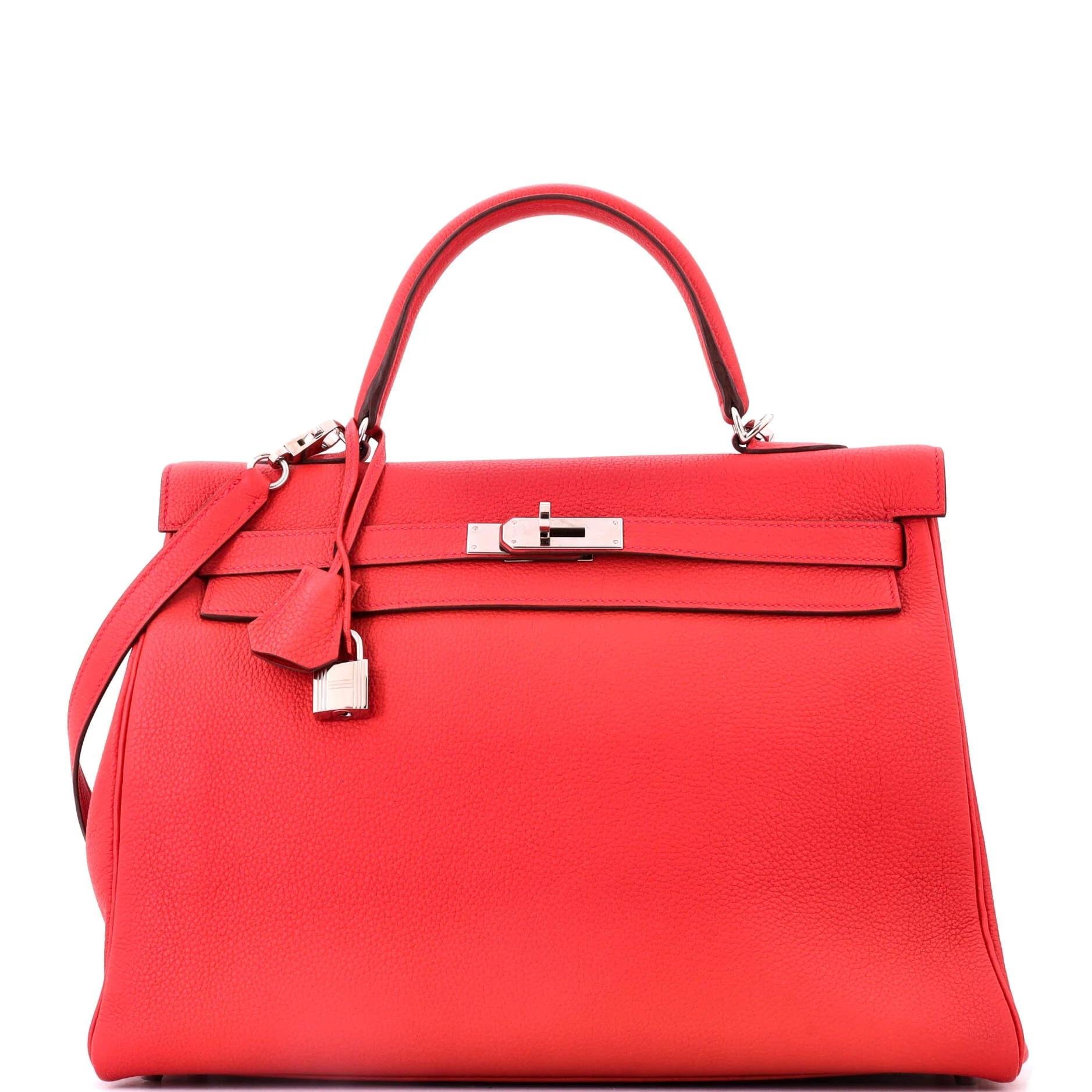 Kelly 35 leather handbag