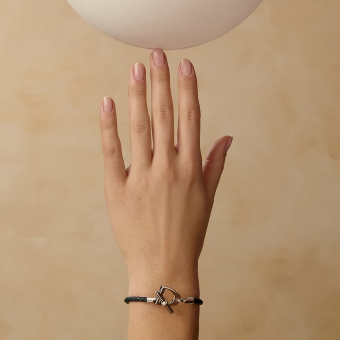 Noir Etrier Bracelet