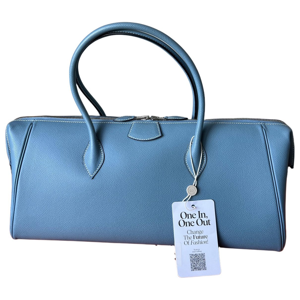 Paris Bombay leather tote