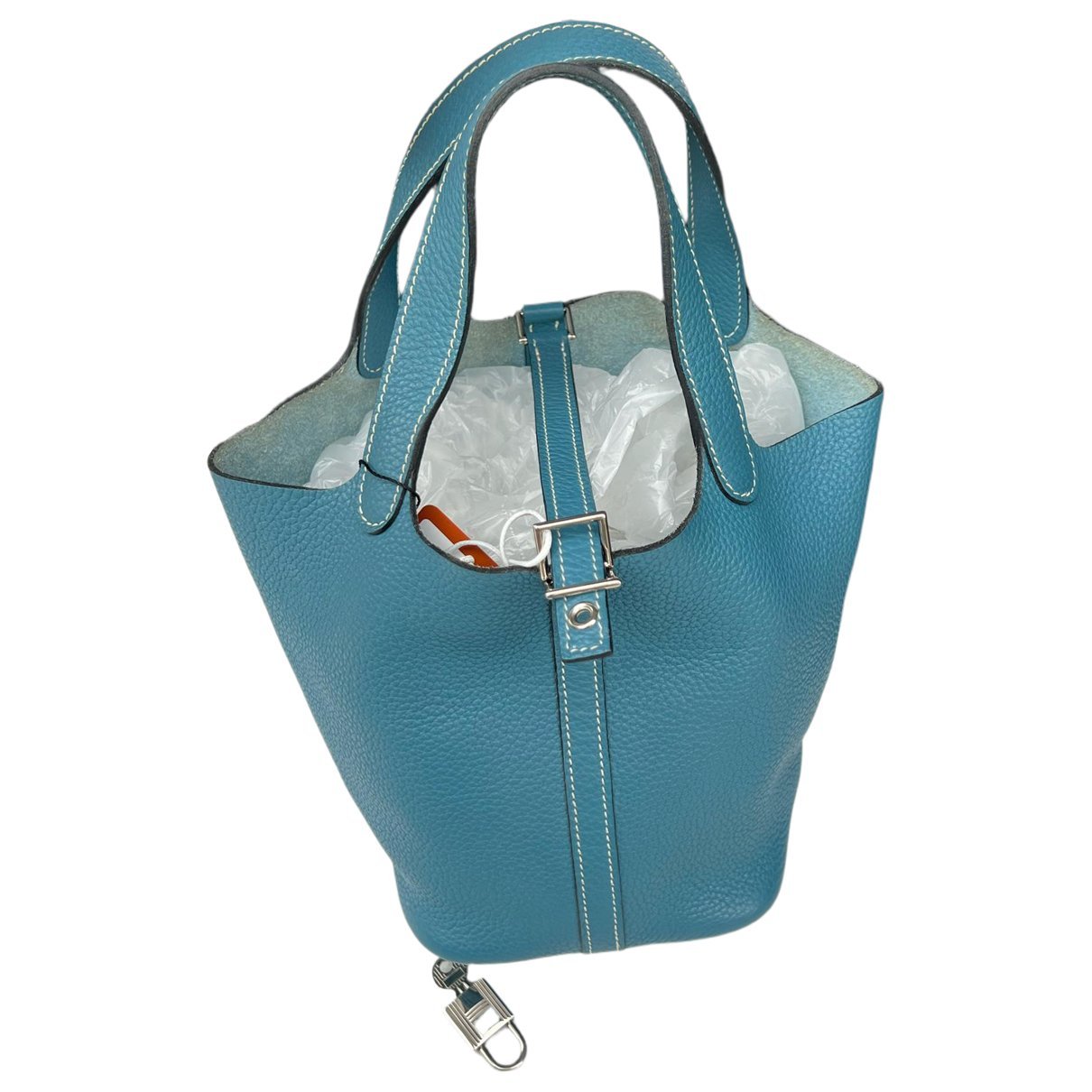Picotin leather handbag
