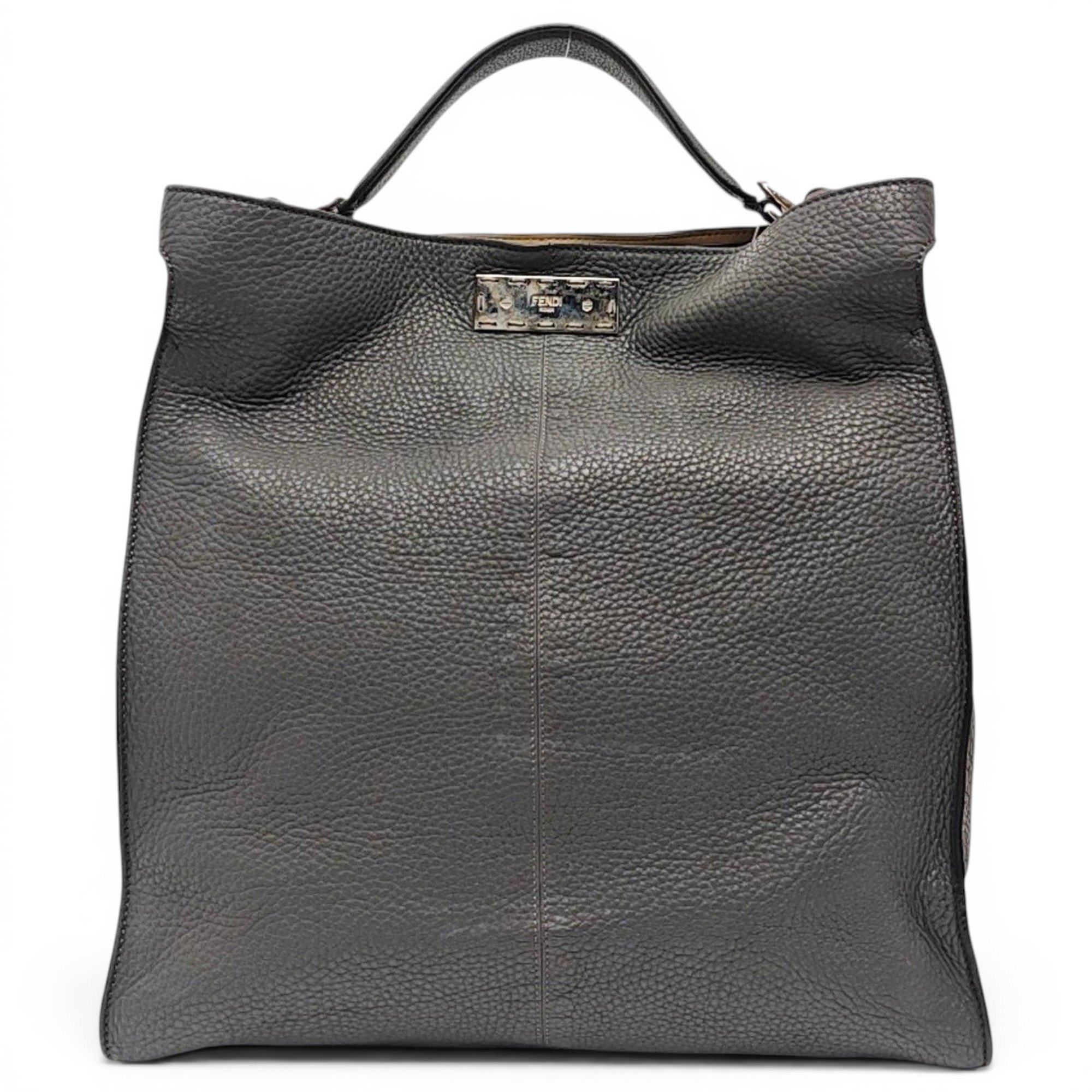 Peekaboo leather handbag
