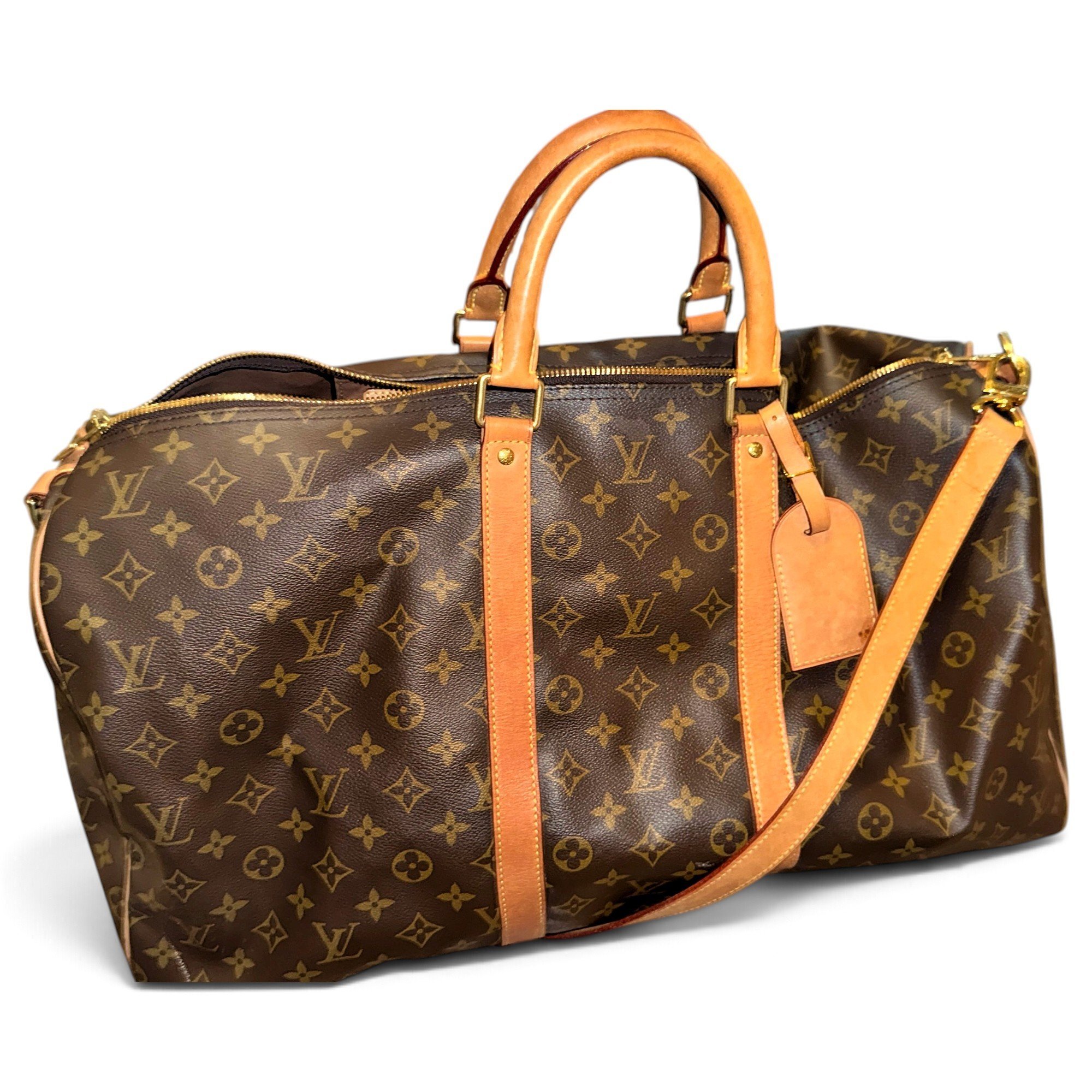 Keepall leather 48h bag