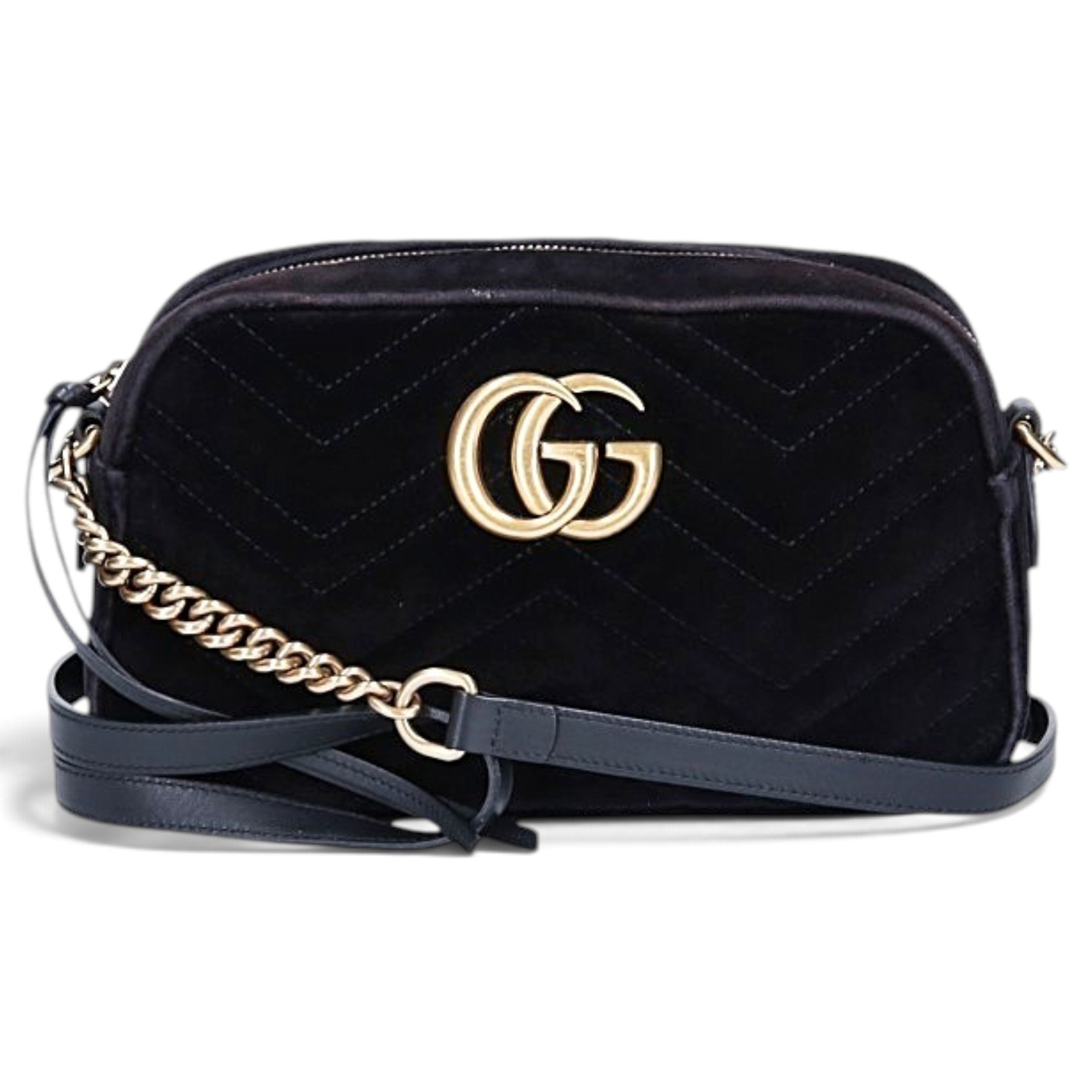 GG Marmont velvet crossbody bag