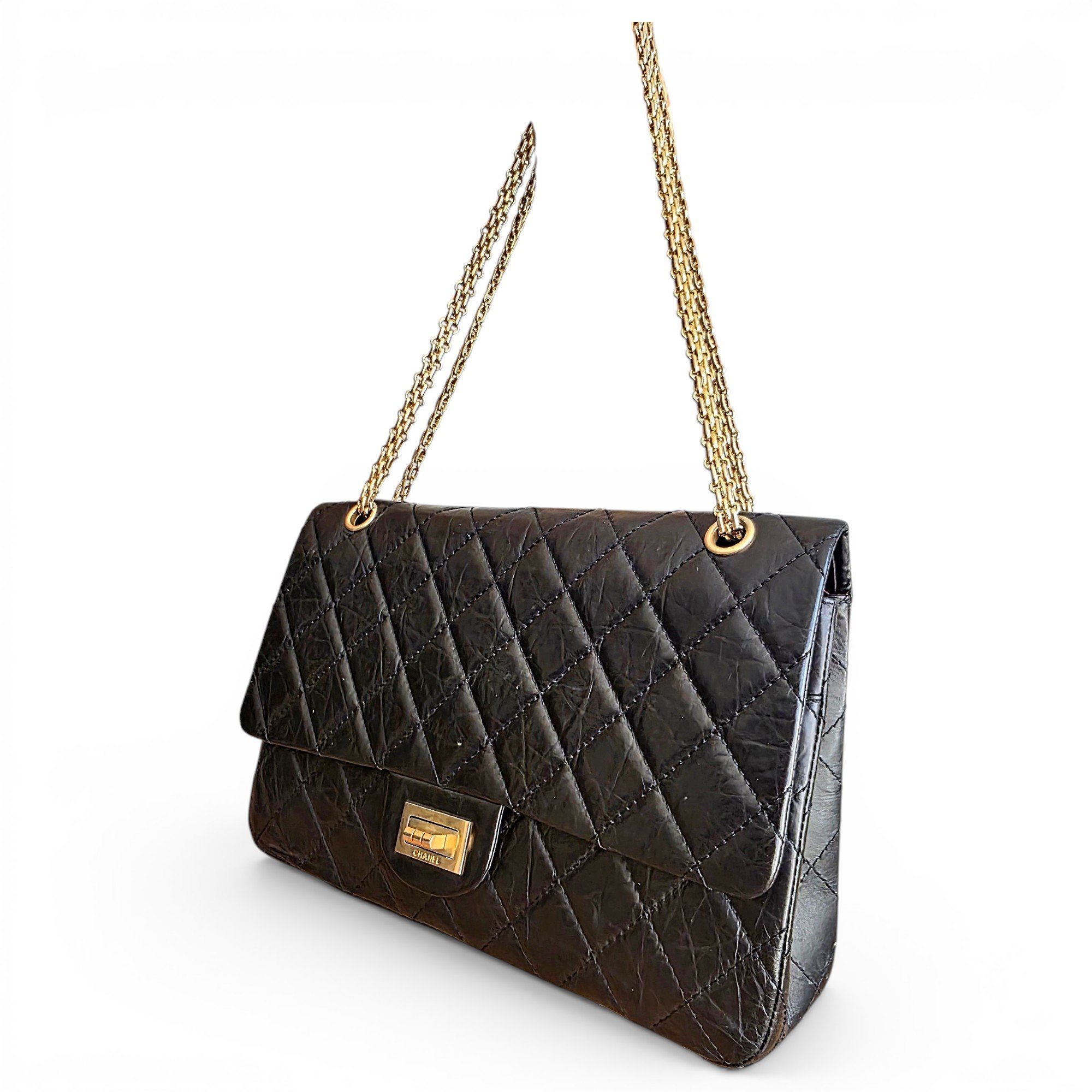 2.55 leather handbag
