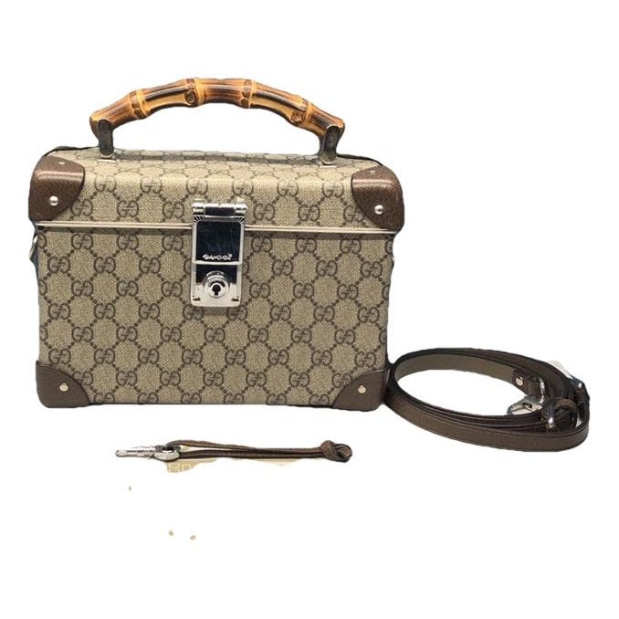 Globe-Trotter cloth handbag