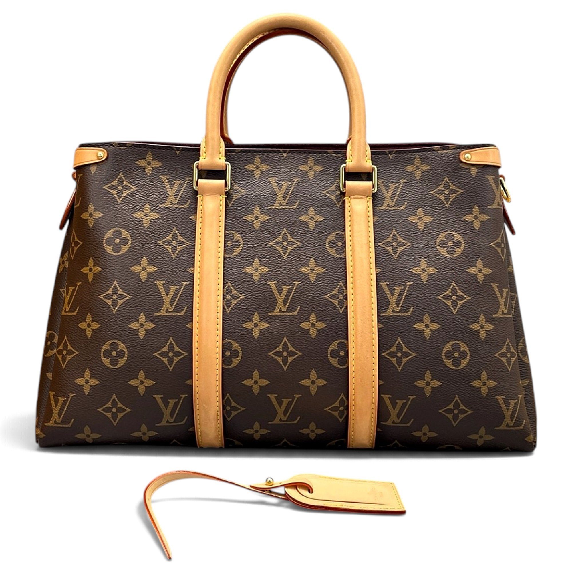 Sac souple leather tote