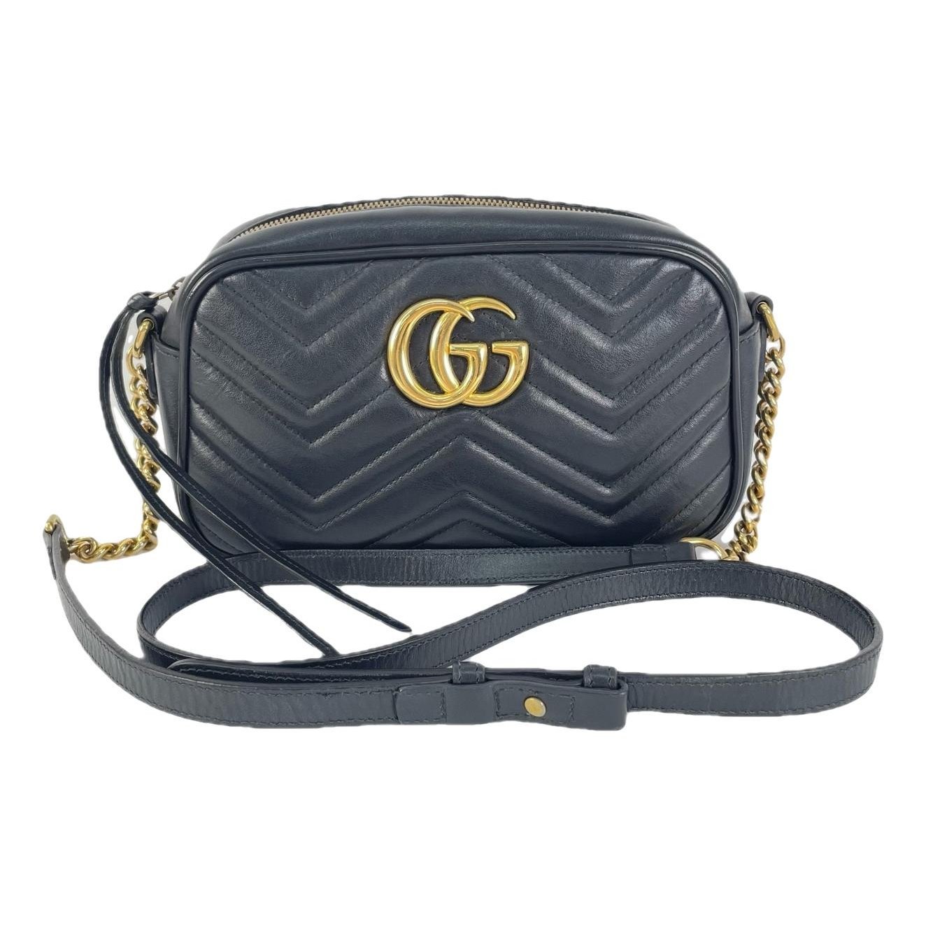 Pearly GG Marmont leather handbag