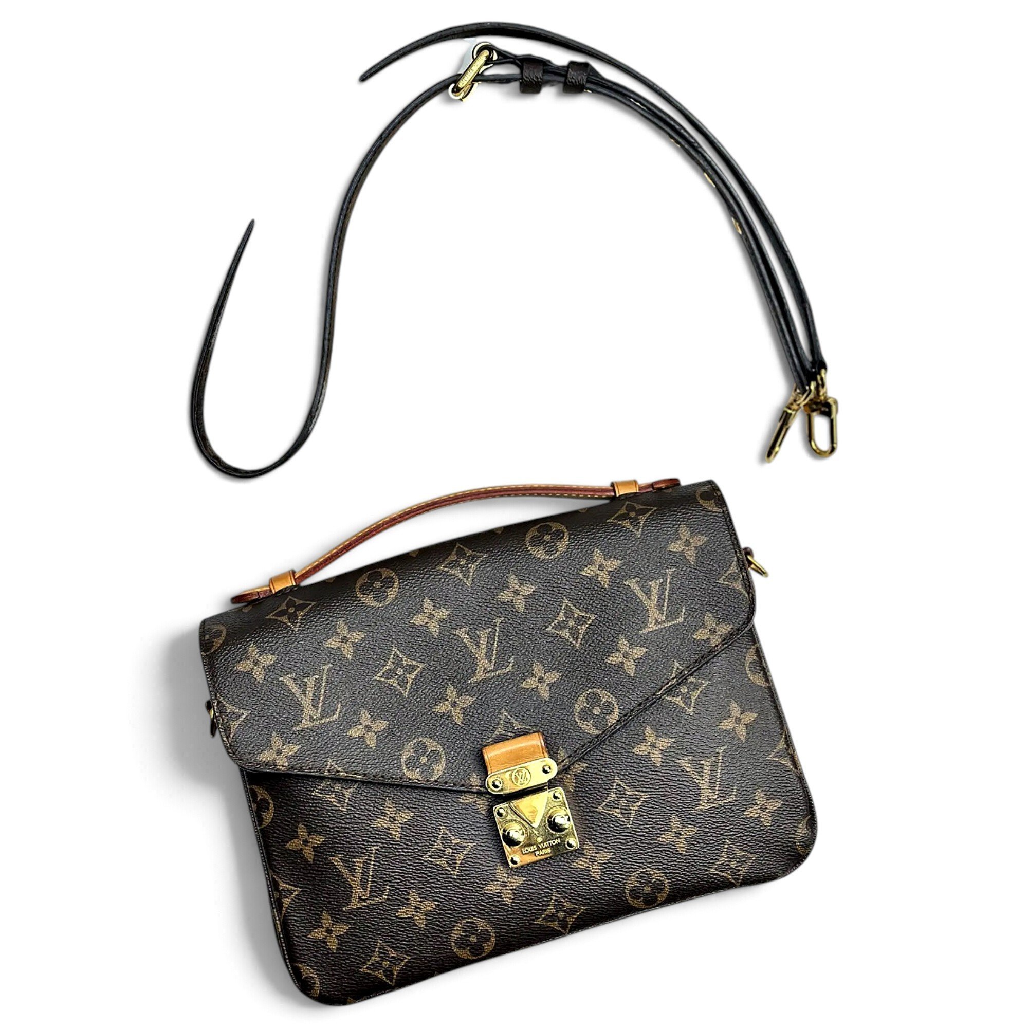 Metis vinyl crossbody bag