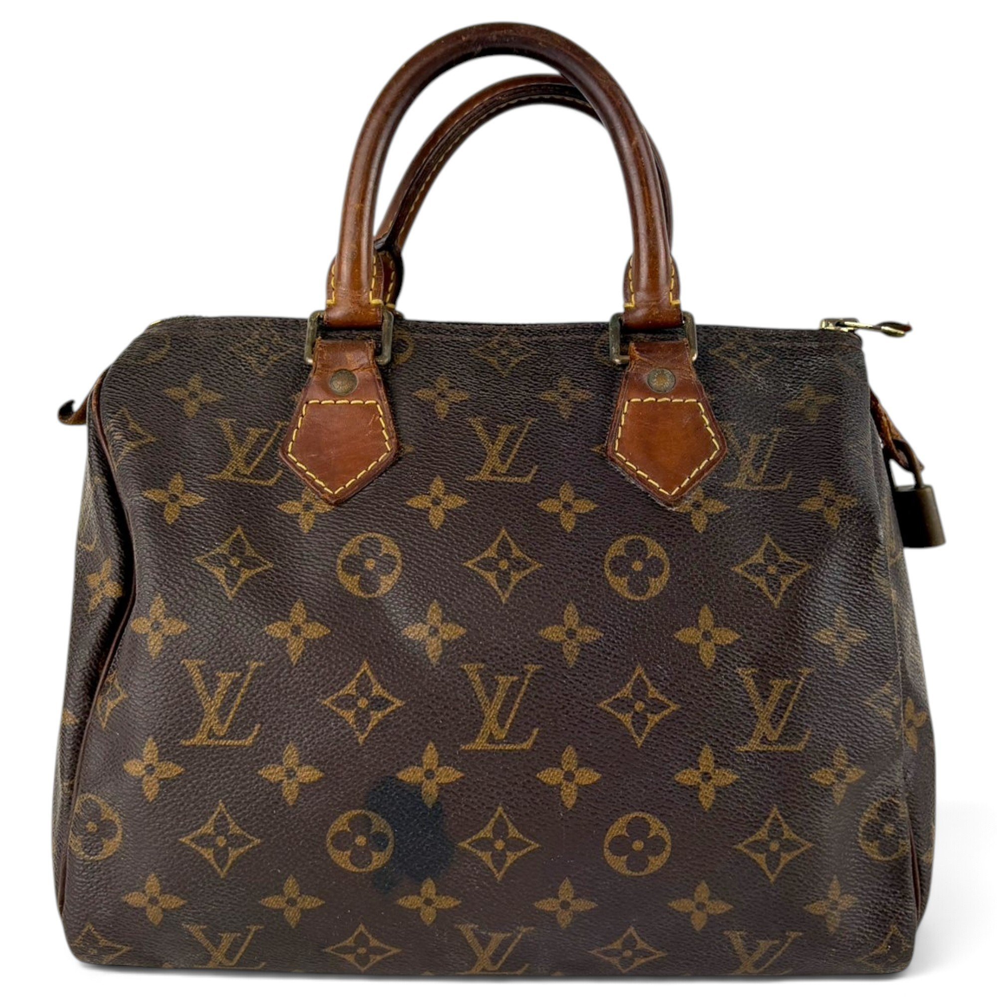 Speedy leather handbag