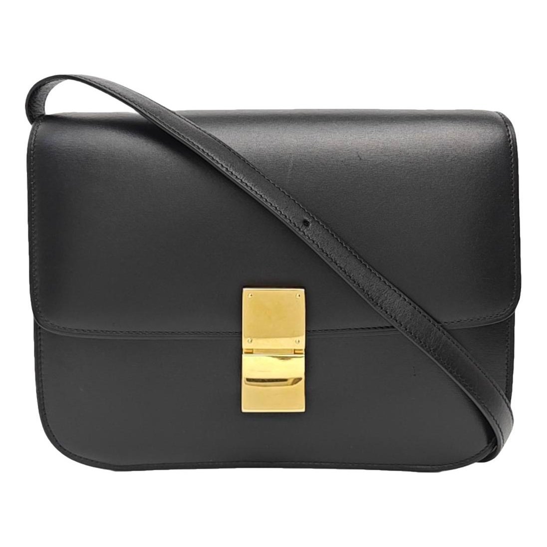 Classic leather crossbody bag