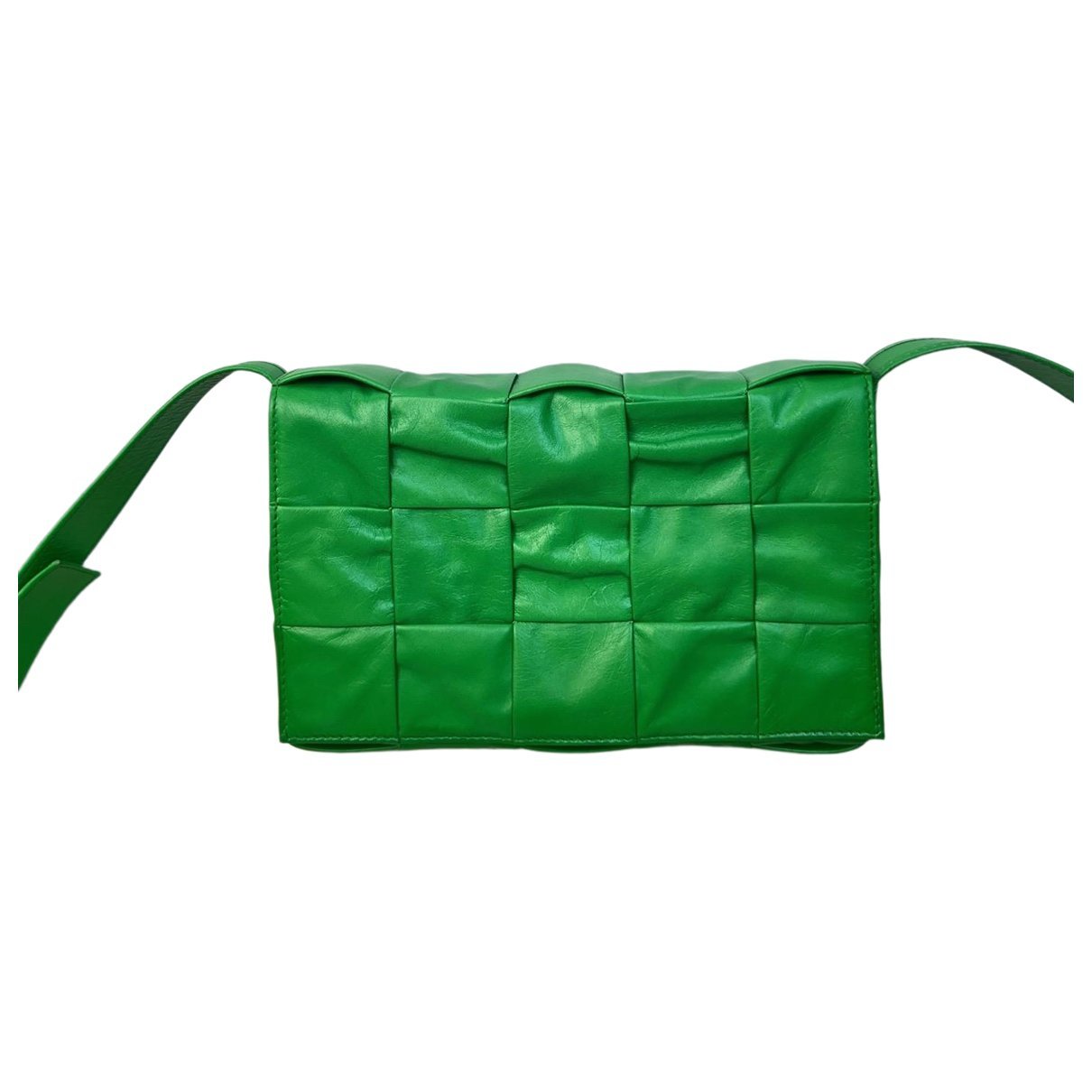Cassette leather handbag