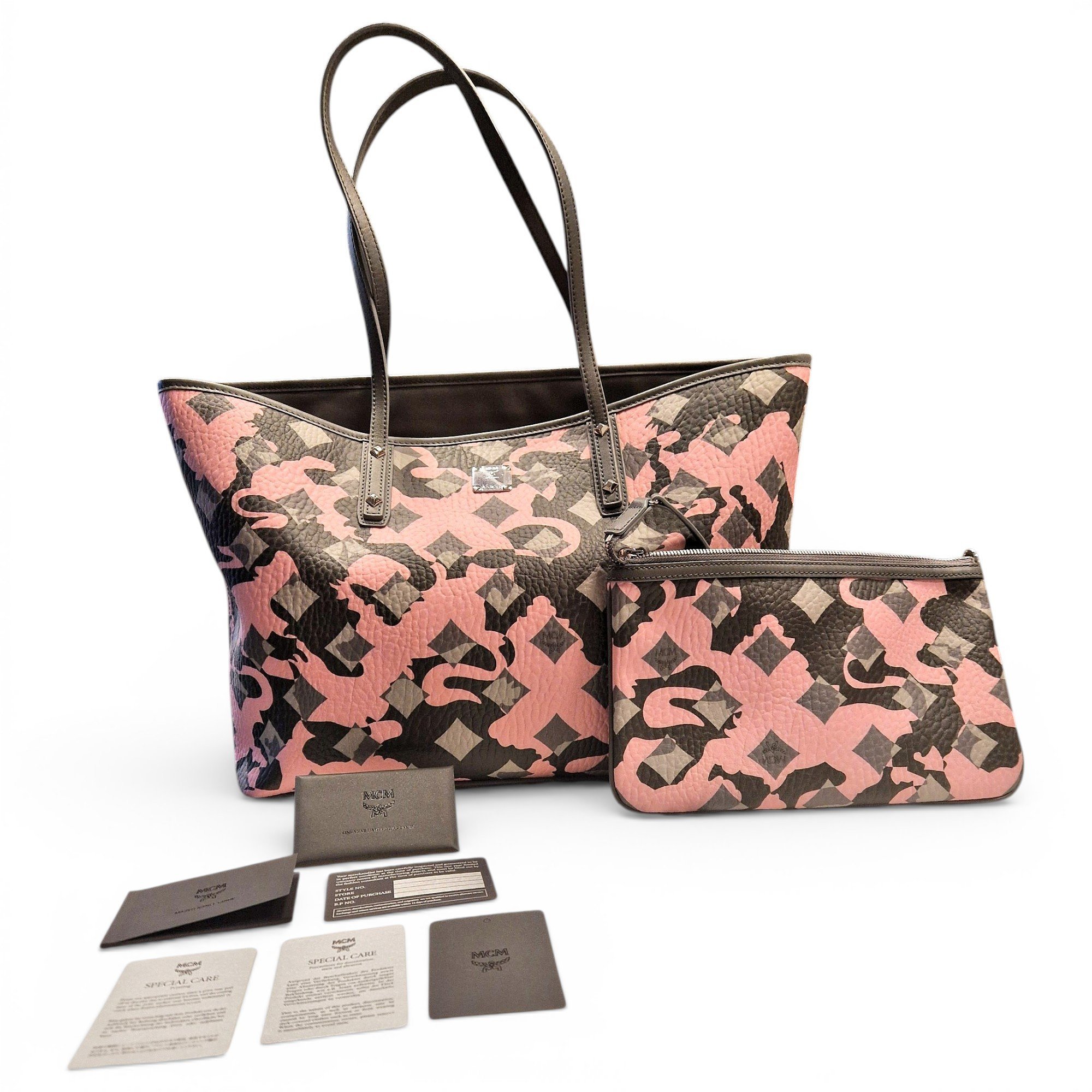 Leather tote