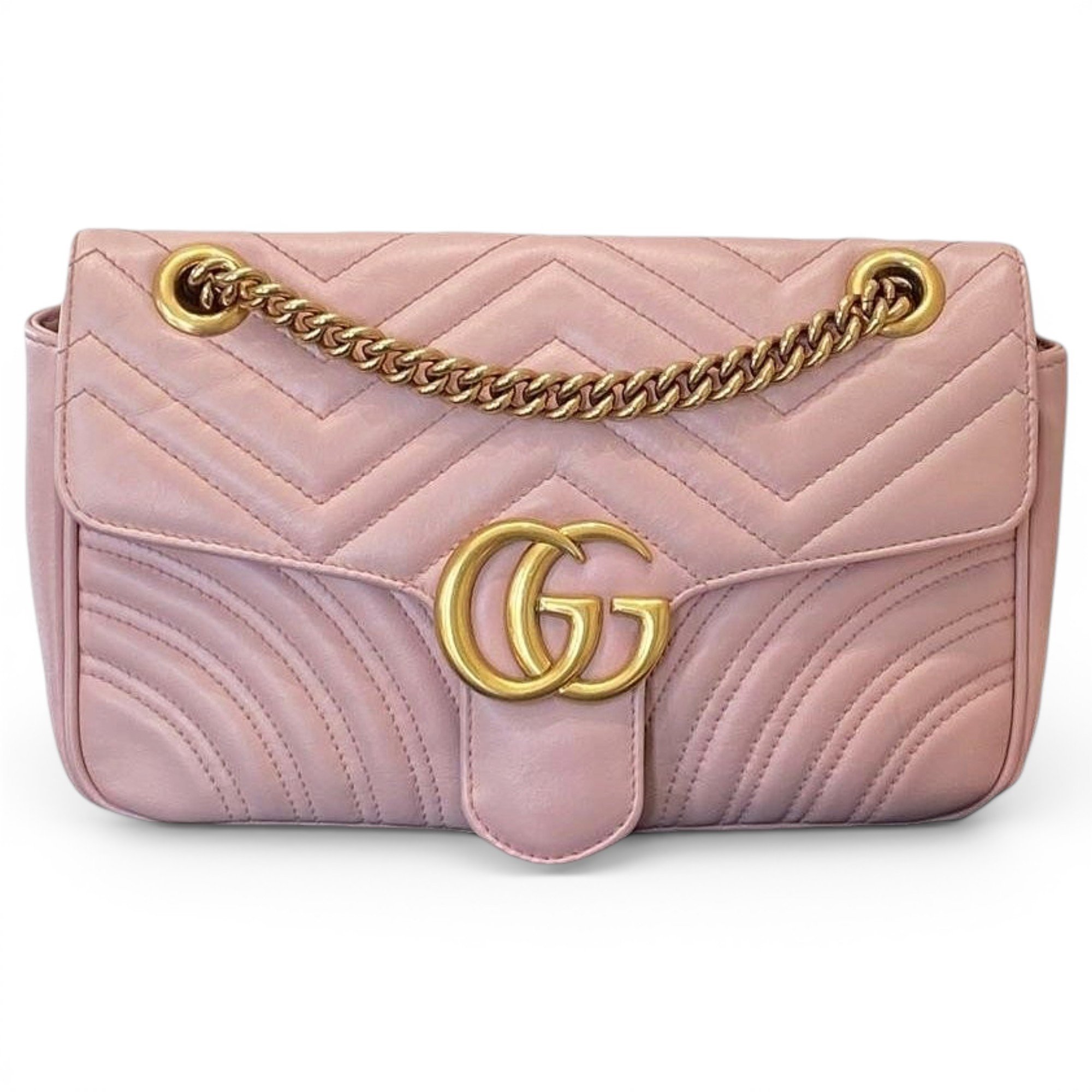 GG Marmont Flap leather handbag